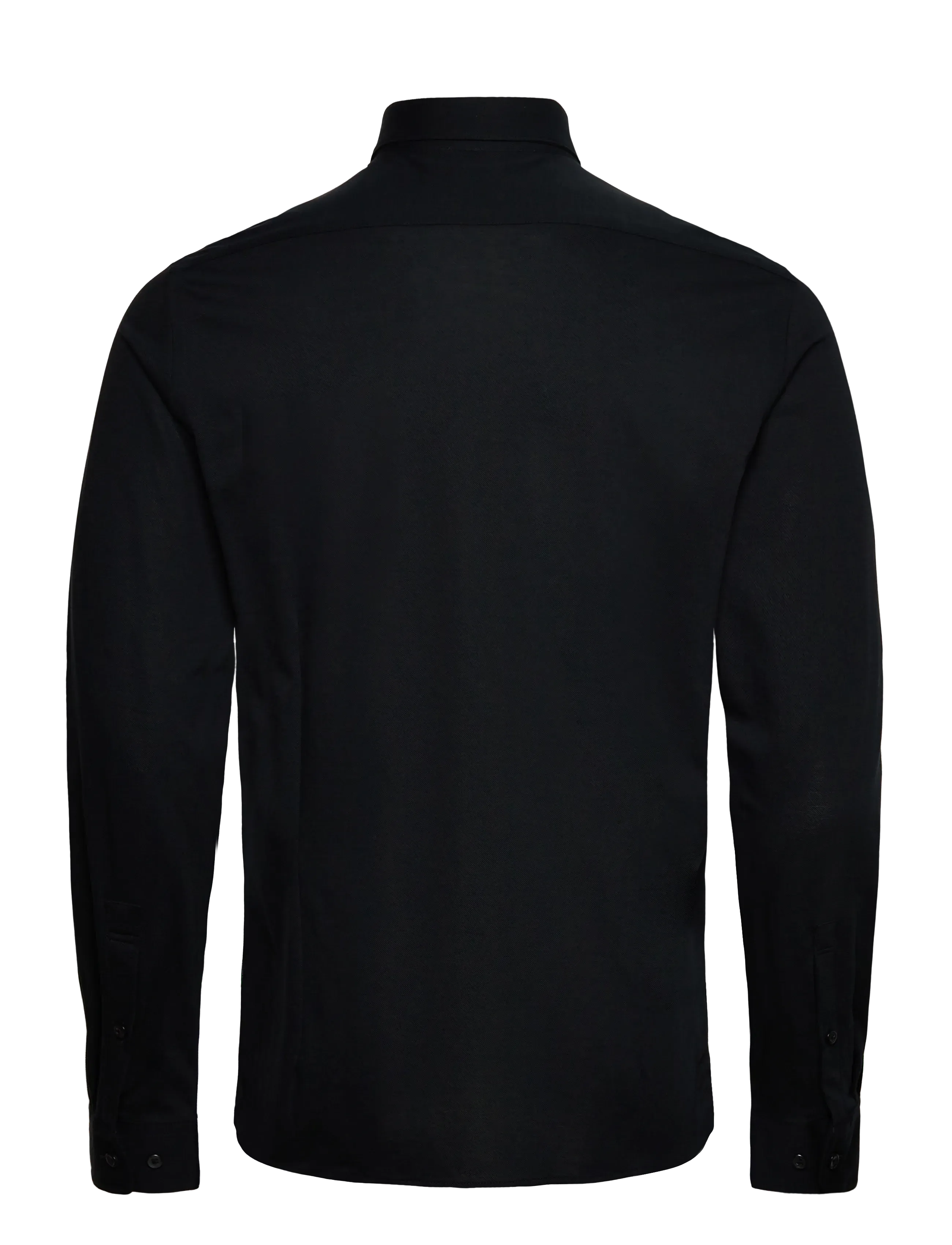 Lindbergh Black - Piqué knitted shirt L/S - formelle hemden - black - 2