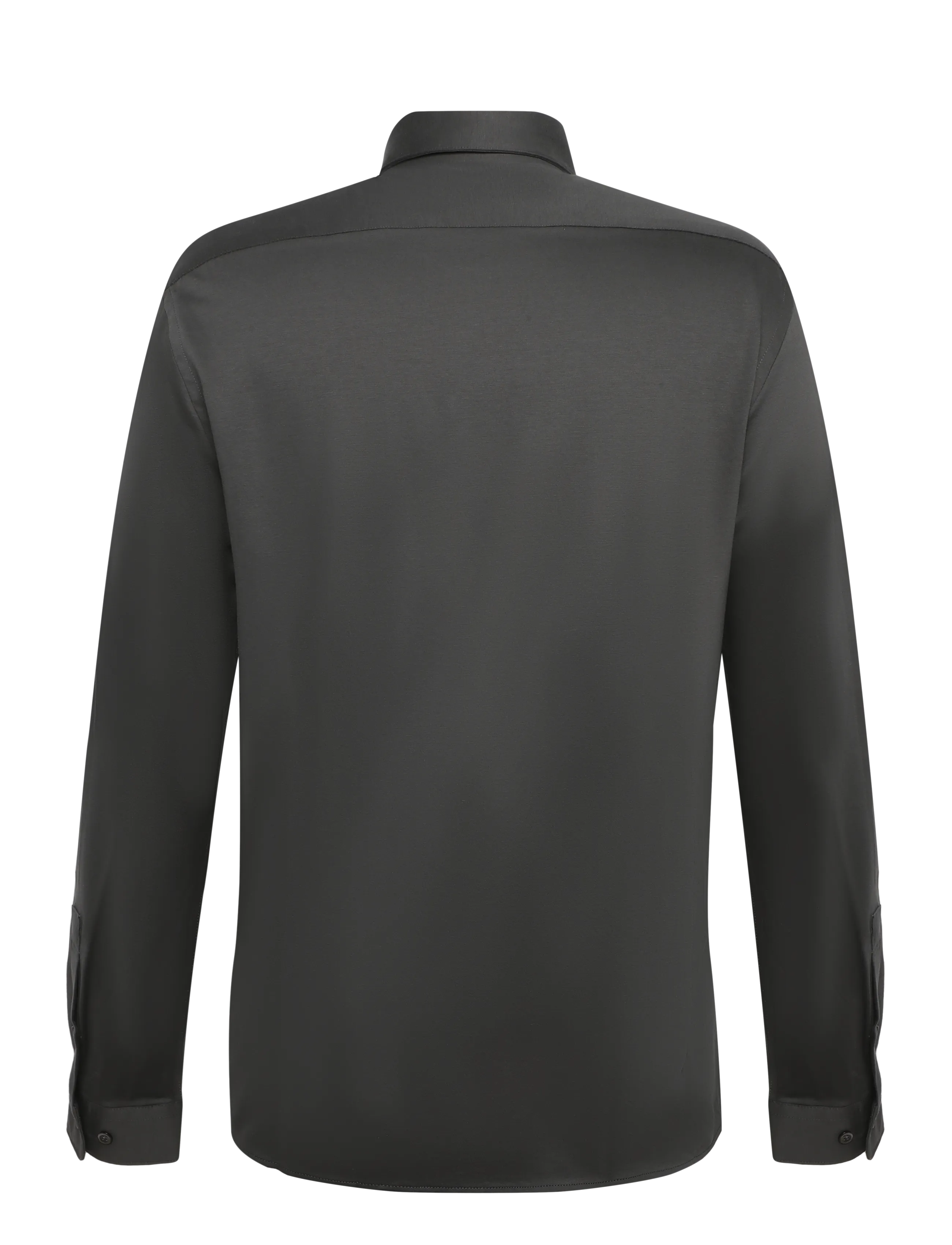 Lindbergh Black - Superflex knitted shirt L/S - casual skjortor - dk army - 2