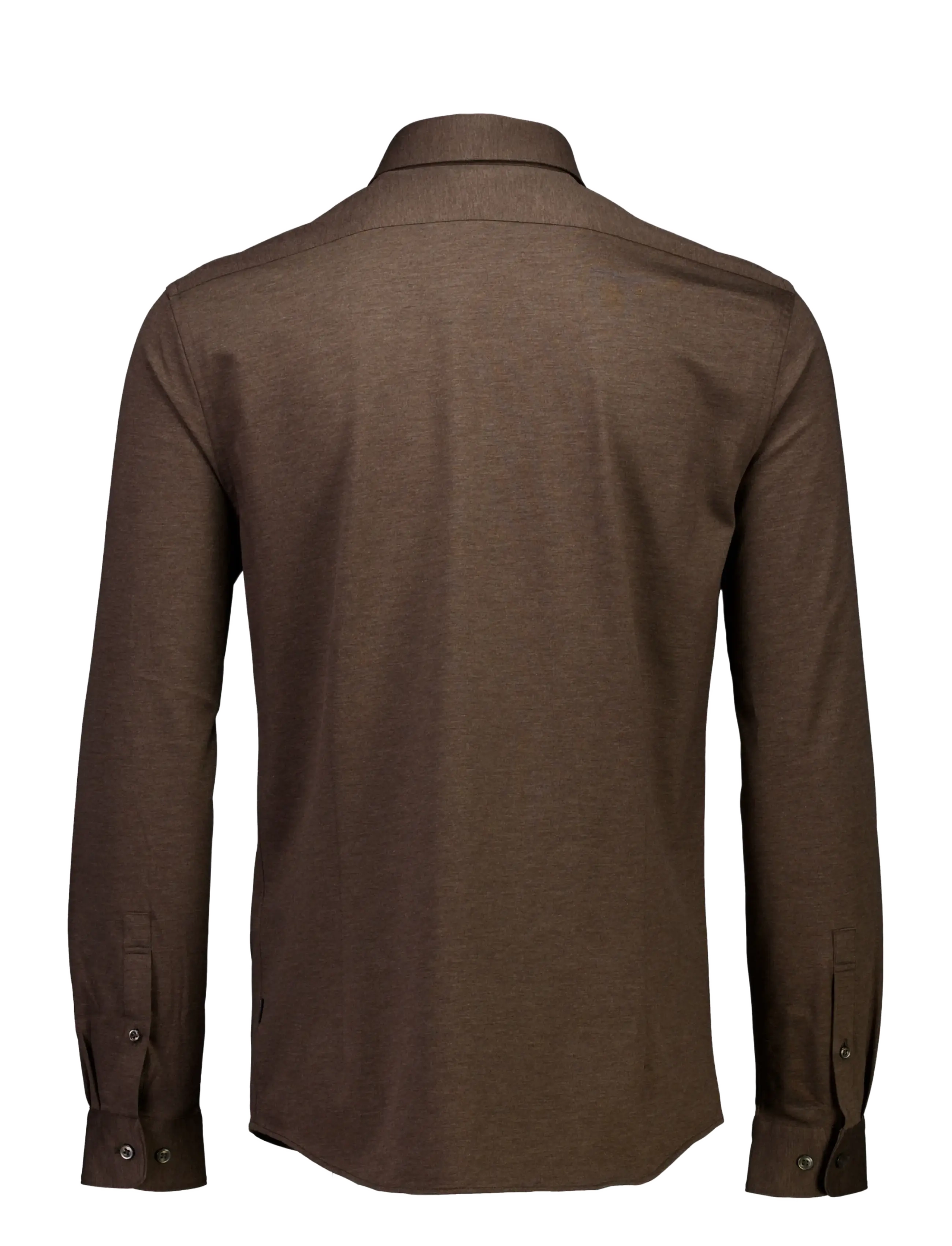 Lindbergh Black - Superflex knitted shirt L/S - laisvalaikio marškiniai - dk brown mel - 2