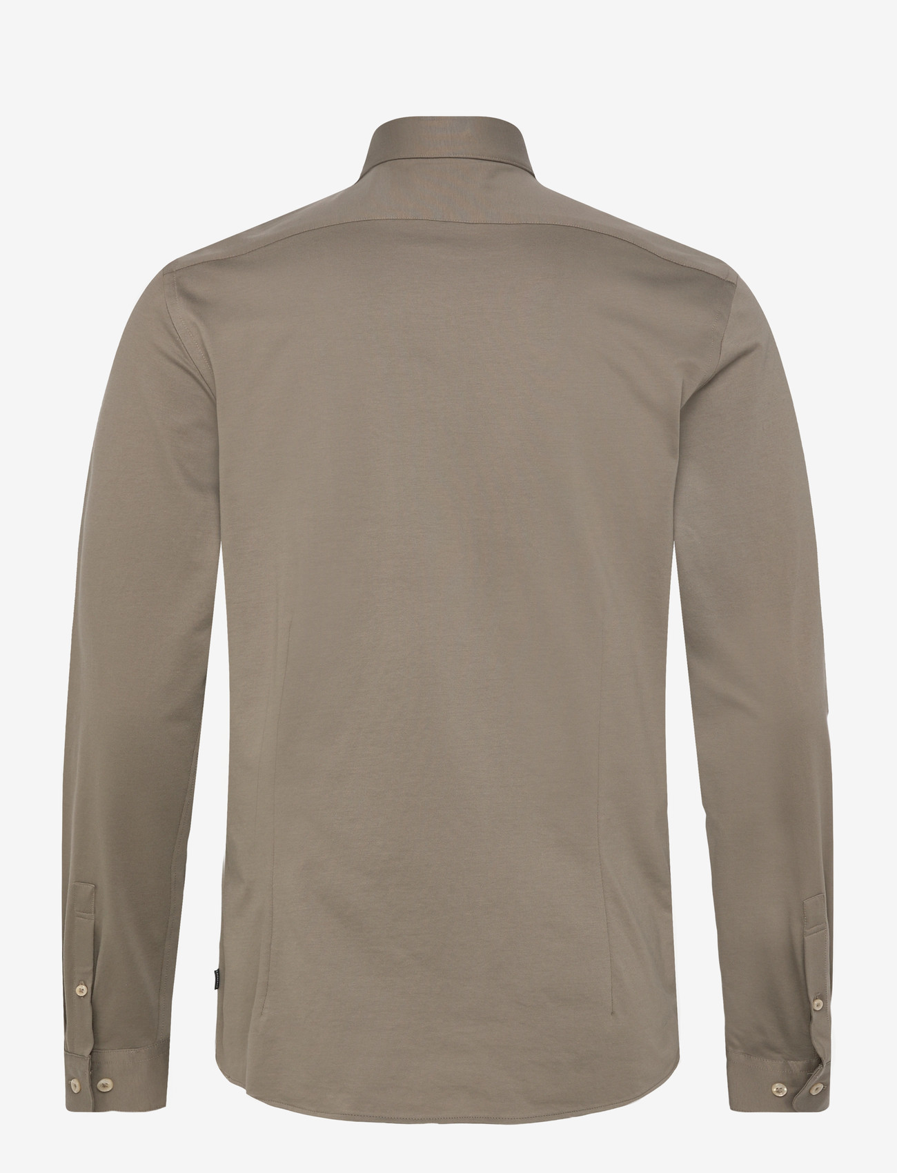 Lindbergh Black - Superflex knitted shirt L/S - casual skjorter - dk olive - 2