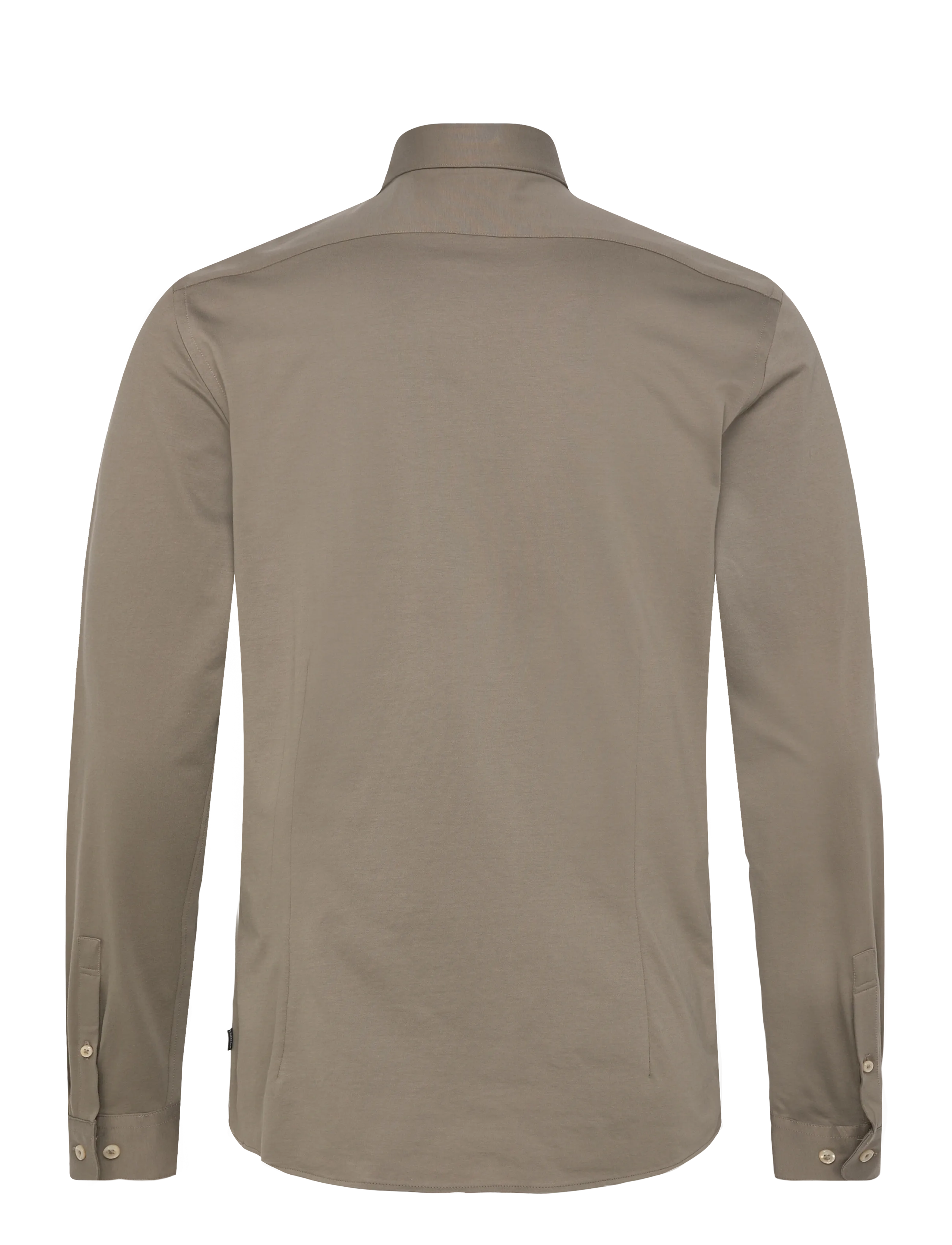 Lindbergh Black - Superflex knitted shirt L/S - casual skjortor - dk olive - 2