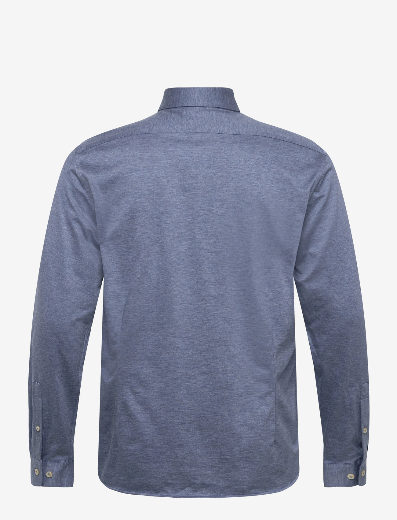 Lindbergh Black - Superflex knitted shirt L/S - casual skjortor - lt blue mel - 1