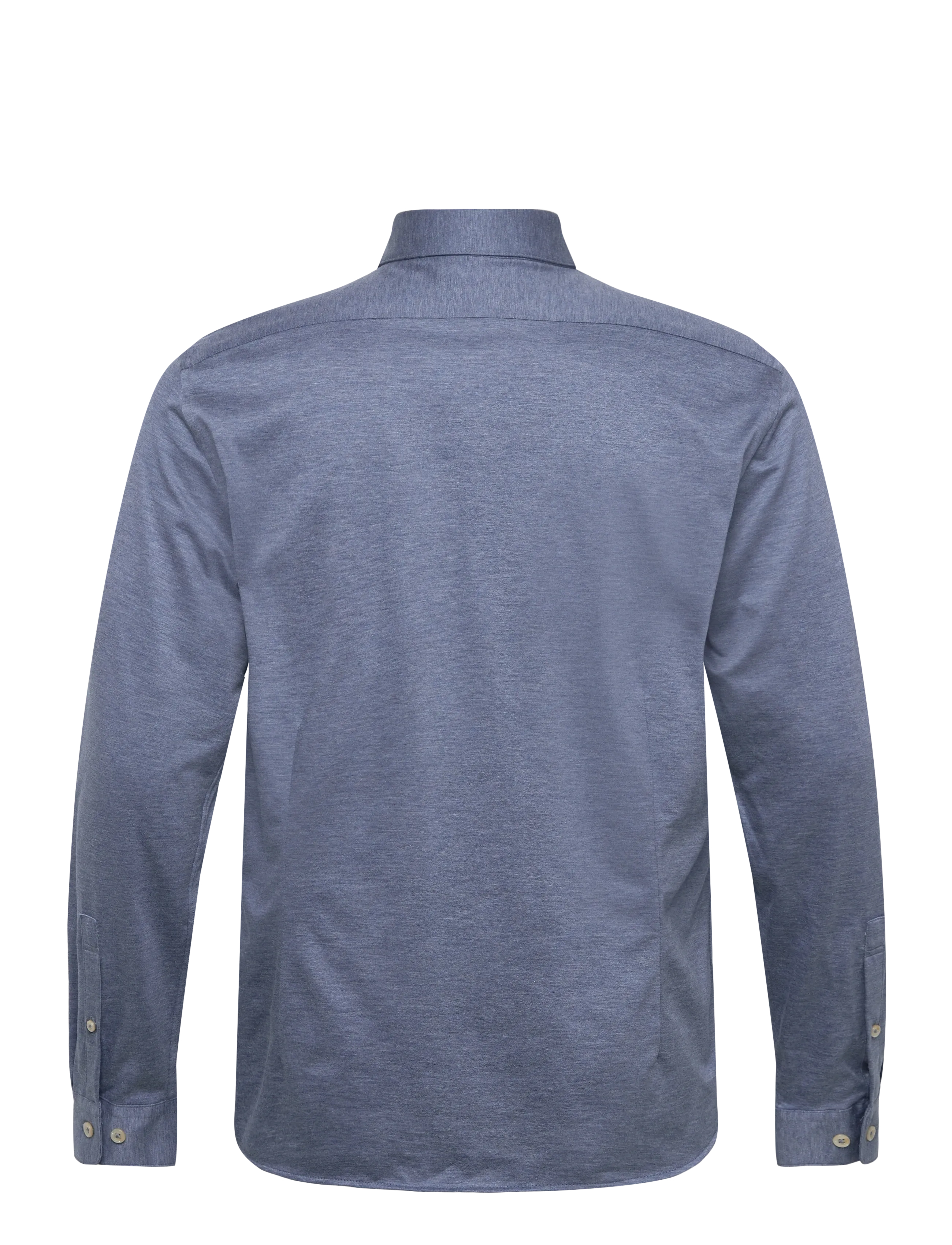 Lindbergh Black - Superflex knitted shirt L/S - casual skjortor - lt blue mel - 1