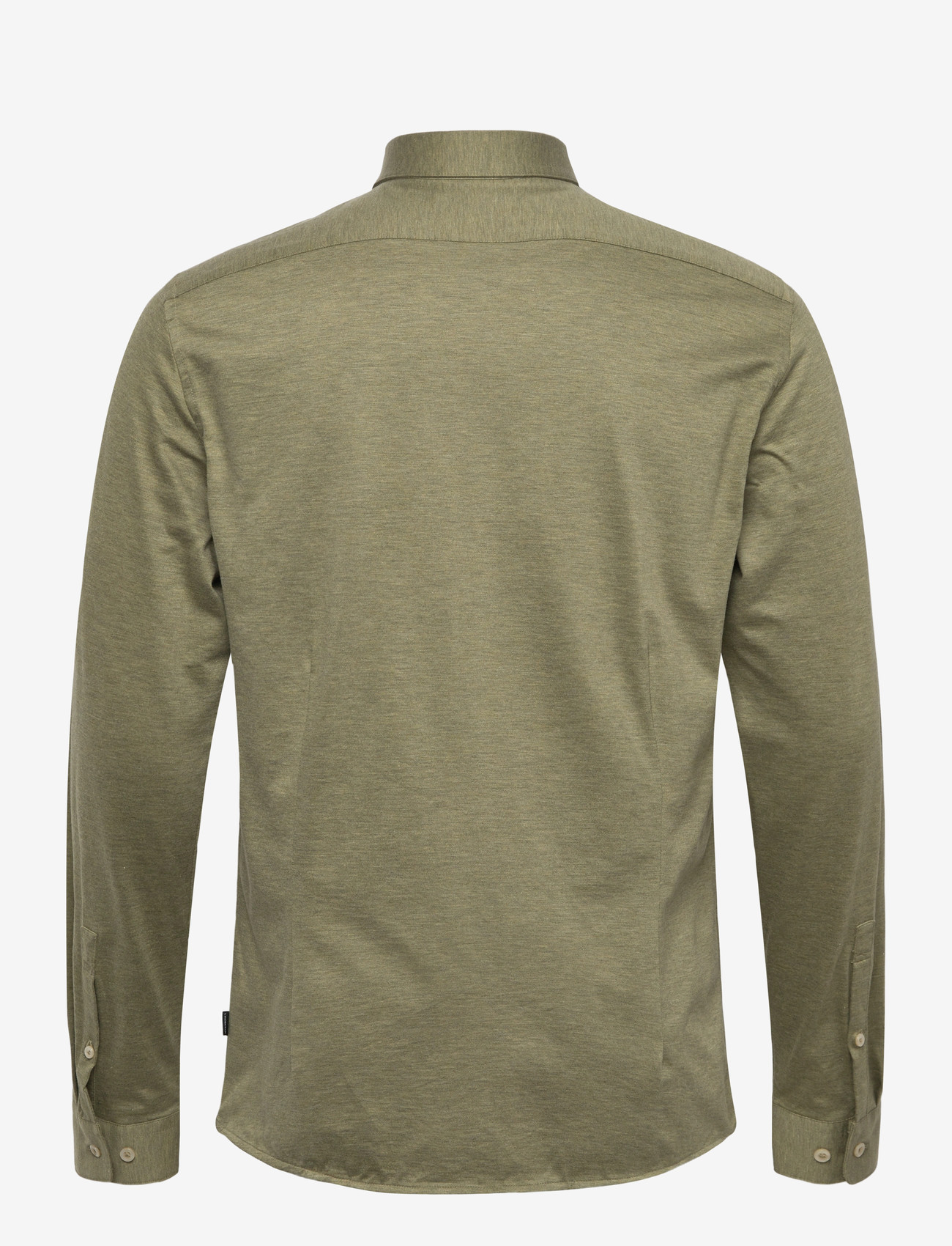 Lindbergh Black - Superflex knitted shirt L/S - casual skjorter - lt dusty green mel - 2