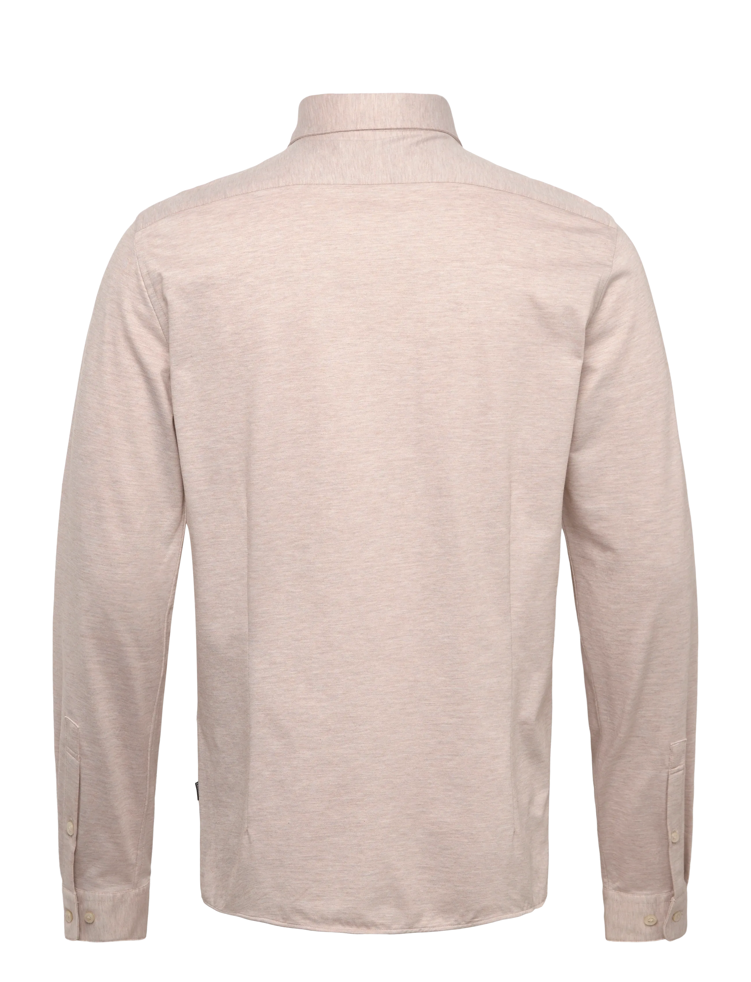 Lindbergh Black - Superflex knitted shirt L/S - casual shirts - lt sand mel - 2