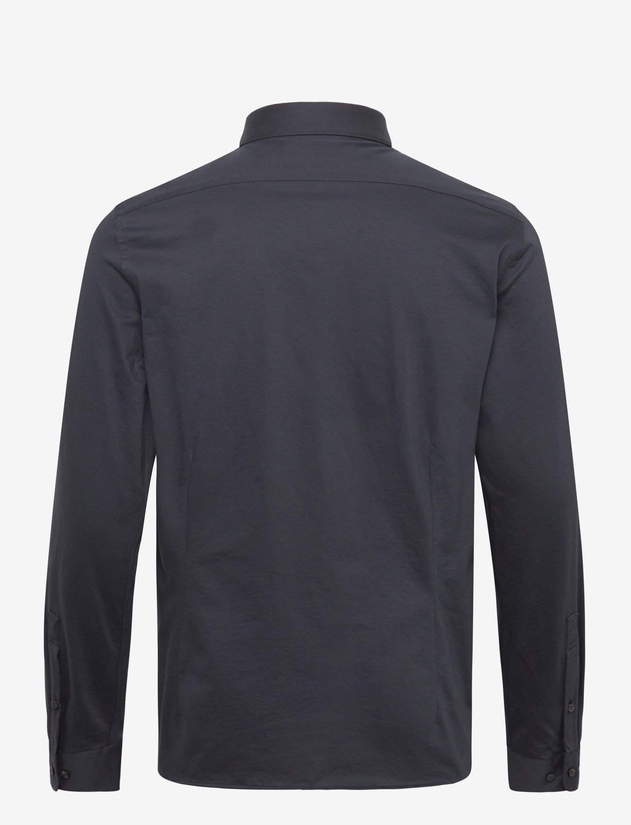 Lindbergh Black - Superflex knitted shirt L/S - vabaajasärgid - navy - 1