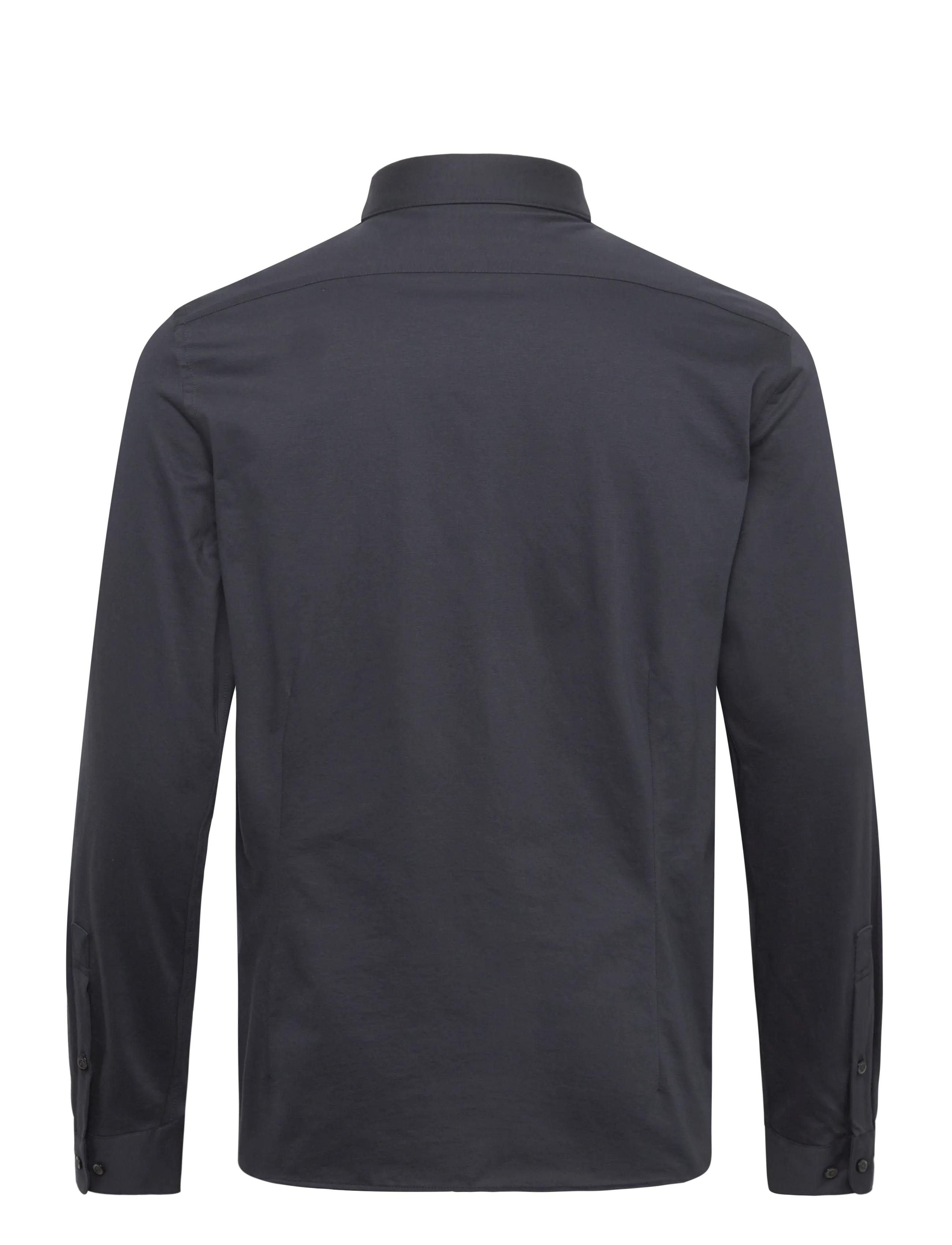Lindbergh Black - Superflex knitted shirt L/S - casual skjortor - navy - 1