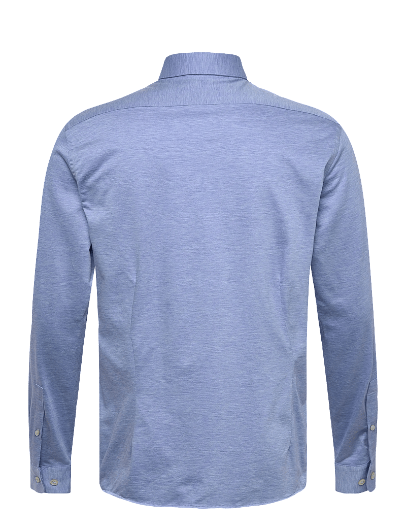 Lindbergh Black - Superflex knitted shirt L/S - casual skjorter - sky blue mel - 2
