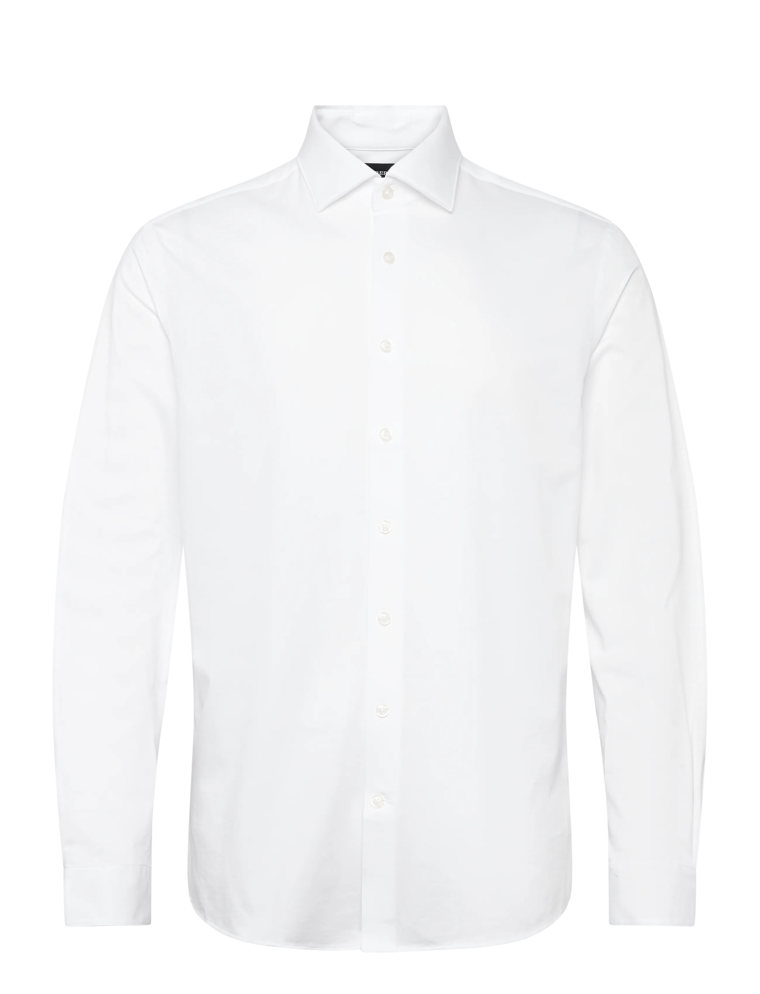 Lindbergh Black Superflex knitted shirt L/S - Skjorter - WHITE / white