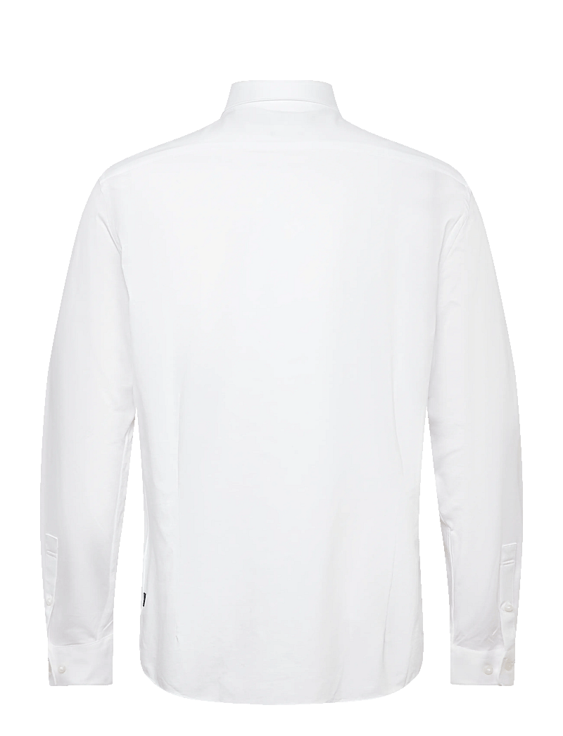 Lindbergh Black - Superflex knitted shirt L/S - casual hemden - white - 2