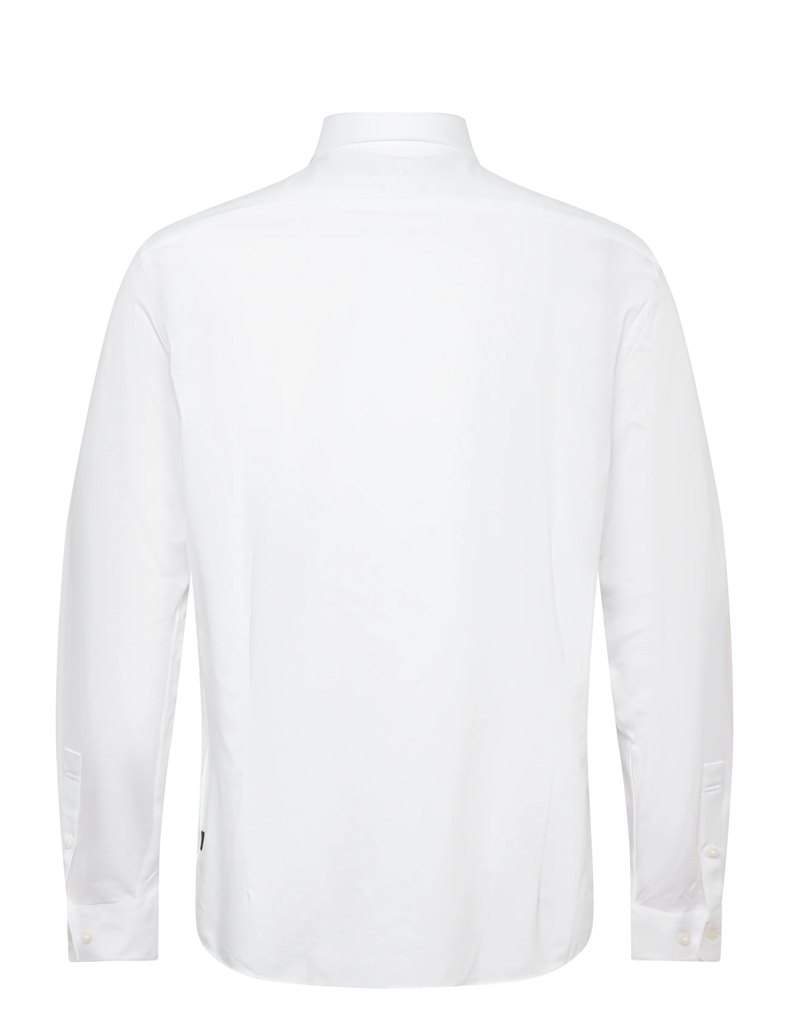 Lindbergh Black - Superflex knitted shirt L/S - casual shirts - white - 2