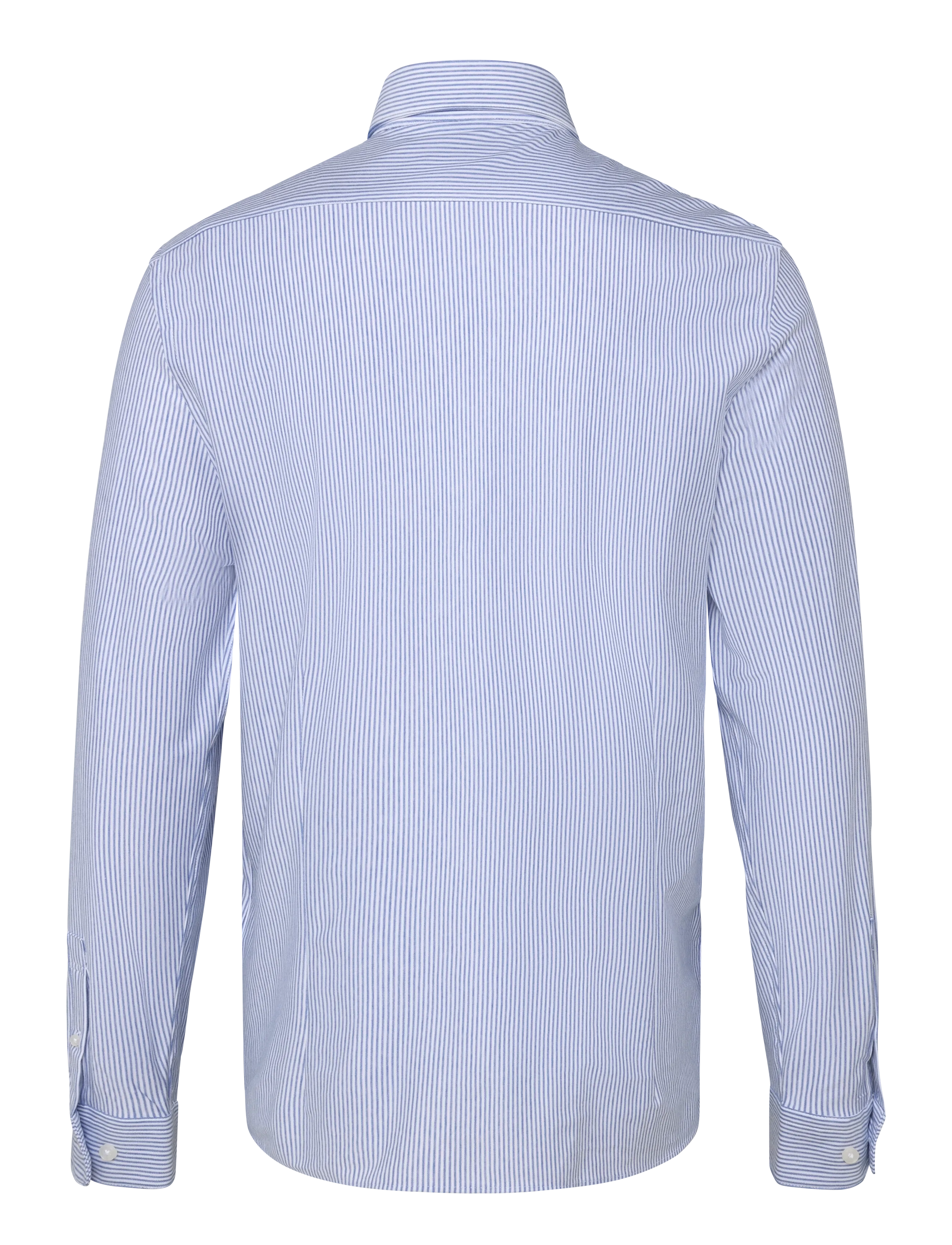 Lindbergh Black - Superflex knitted stripe shirt L/S - stripete skjorter - blue stripe - 2