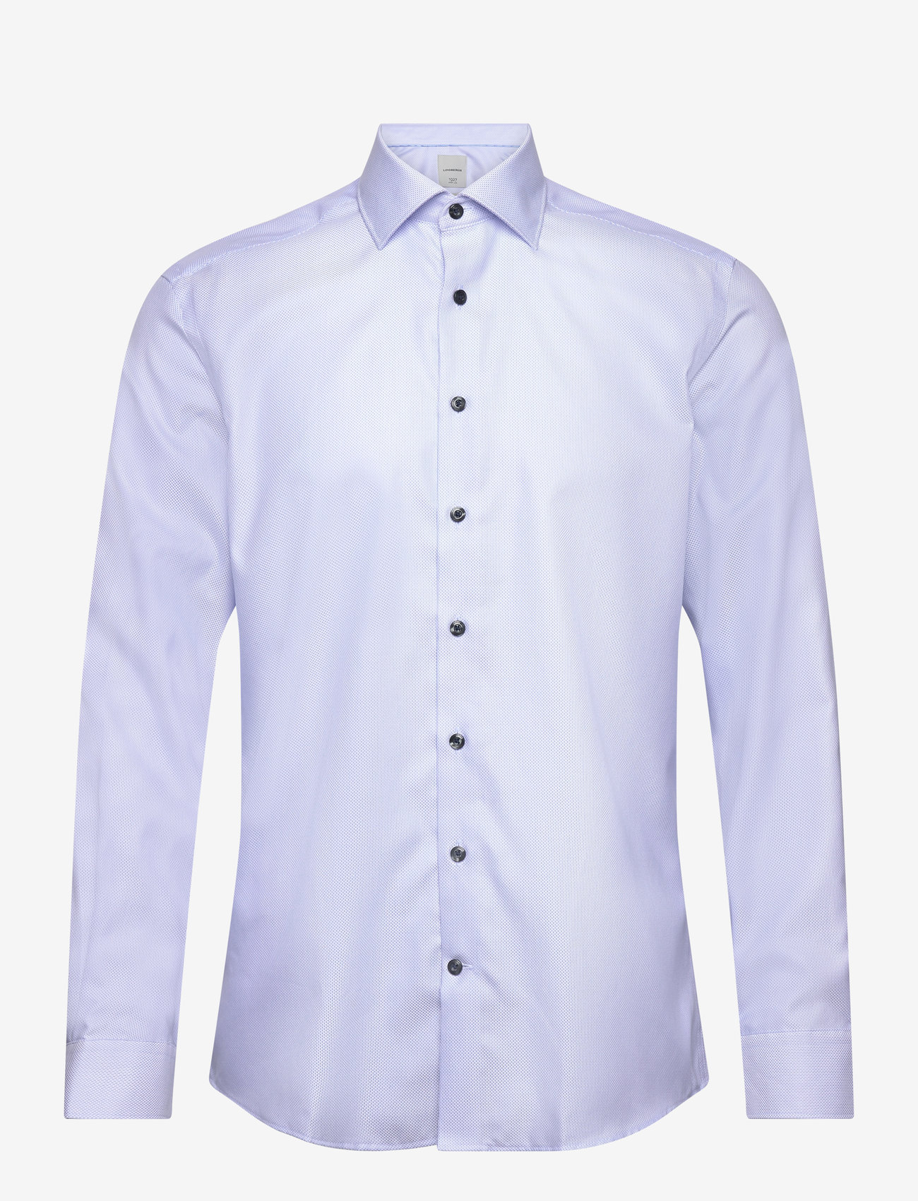 Lindbergh Black - 1927: Structure shirt WF L/S - business shirts - light blue - 0