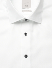 Lindbergh Black - 1927: Structure shirt WF L/S - muodolliset kauluspaidat - white - 6