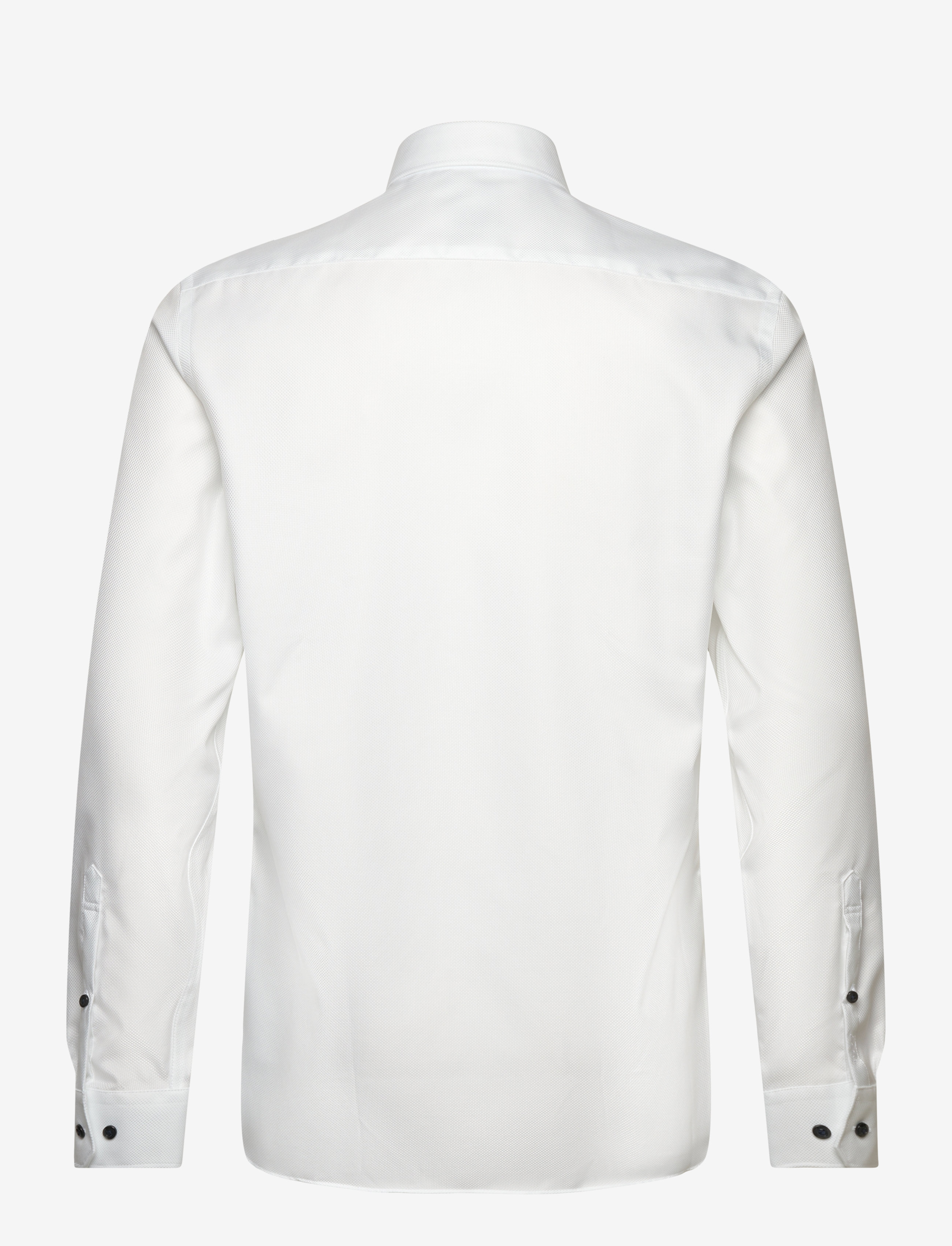 Lindbergh Black - 1927 signature : structure cotton shirt WF L/S - muodolliset kauluspaidat - white - 1