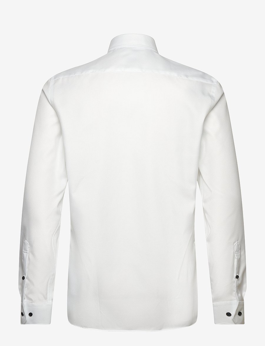 Lindbergh Black - 1927 signature : structure cotton shirt WF L/S - formelle hemden - white - 1