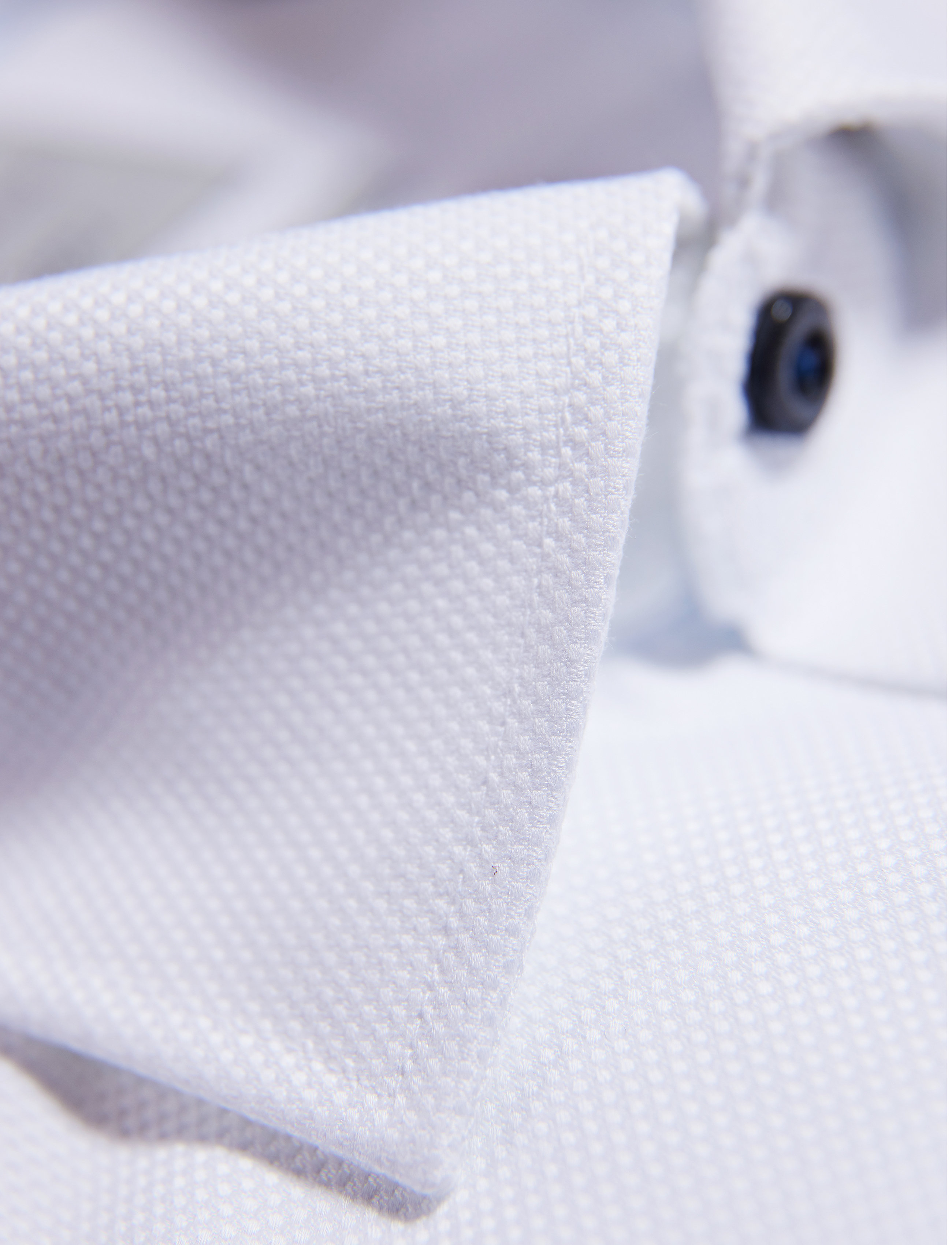 Lindbergh Black - 1927 signature : structure cotton shirt WF L/S - muodolliset kauluspaidat - white - 2
