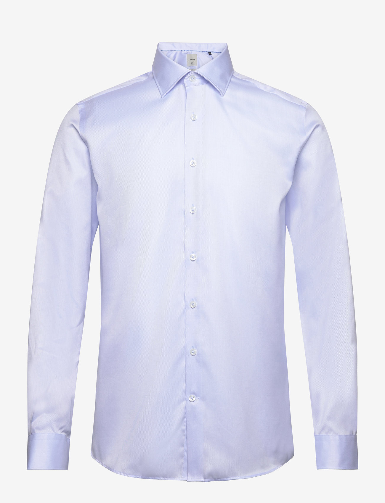 Lindbergh Black - 1927:Twill weave shirt WF L/S - business shirts - light blue - 0