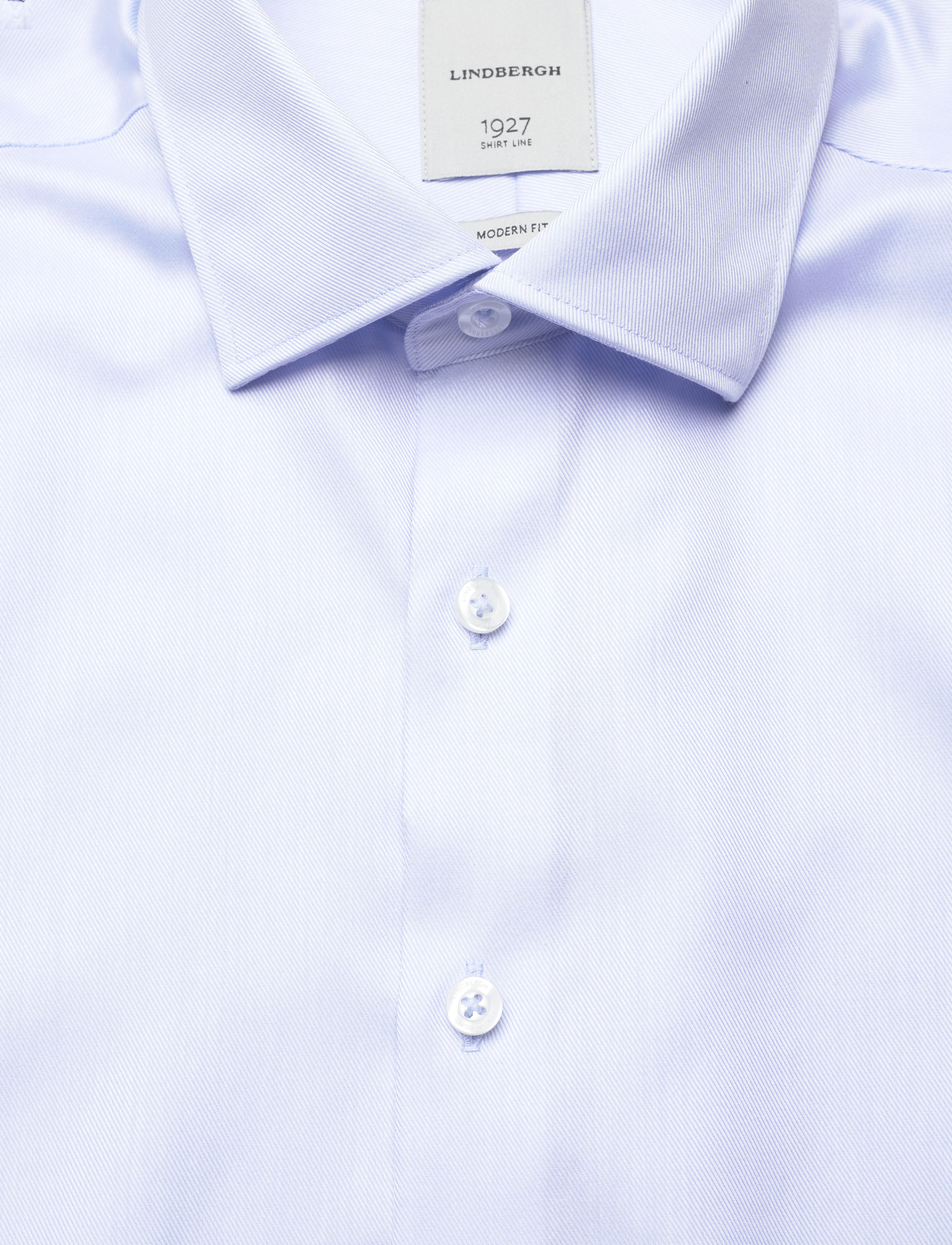 Lindbergh Black - 1927:Twill weave shirt WF L/S - formelle skjorter - light blue - 4