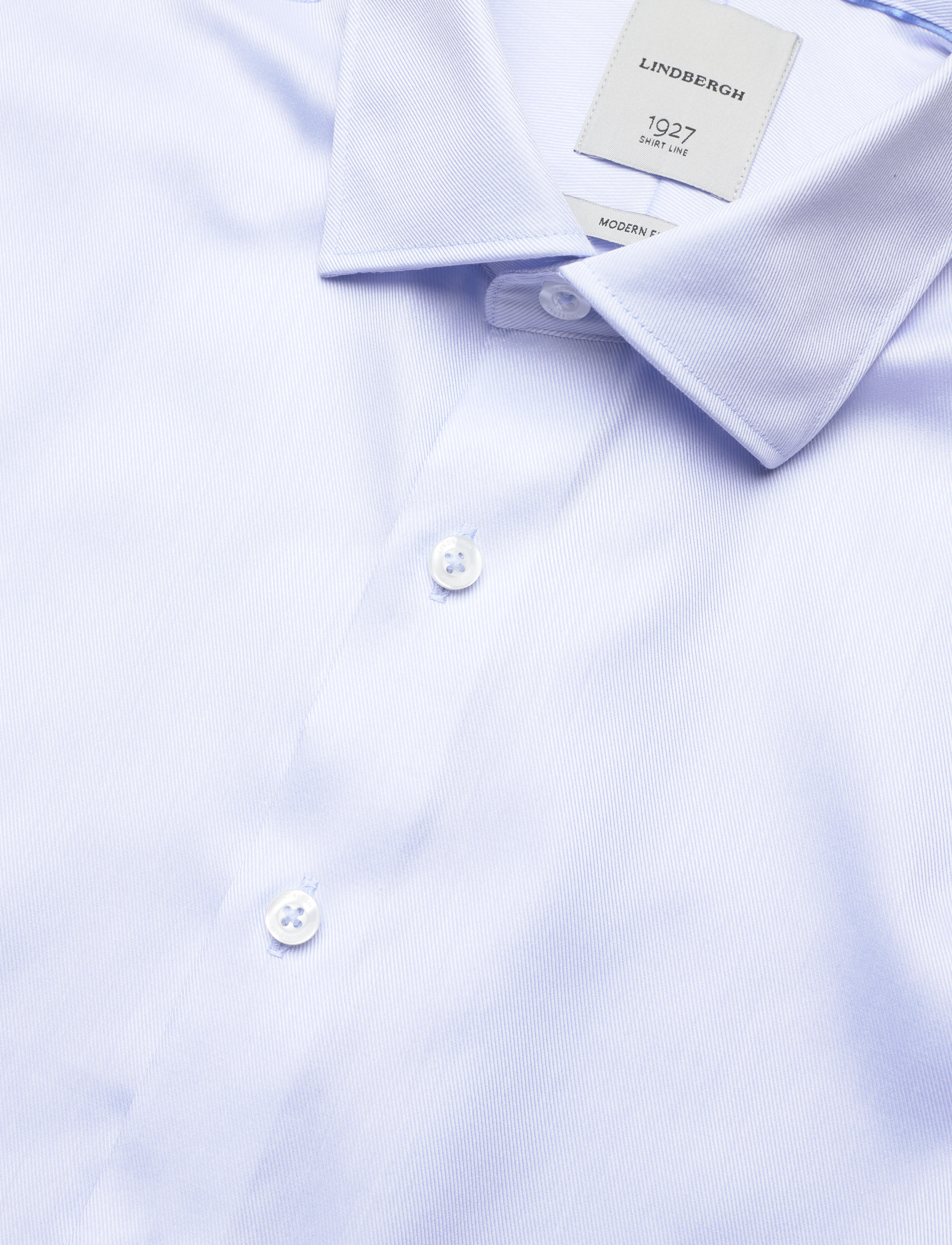 Lindbergh Black - 1927:Twill weave shirt WF L/S - formelle skjorter - light blue - 5