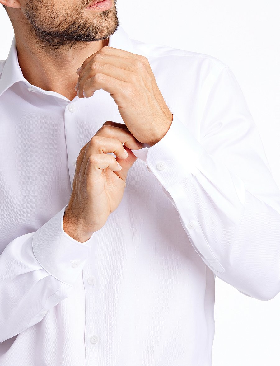 Lindbergh Black - 1927:Twill weave shirt WF L/S - formelle skjorter - white - 2