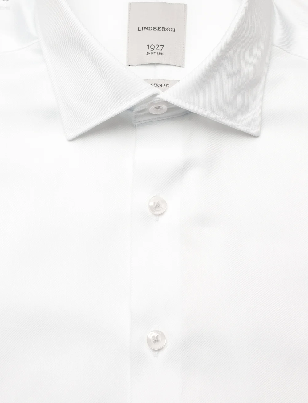 Lindbergh Black - 1927:Twill weave shirt WF L/S - formelle hemden - white - 3