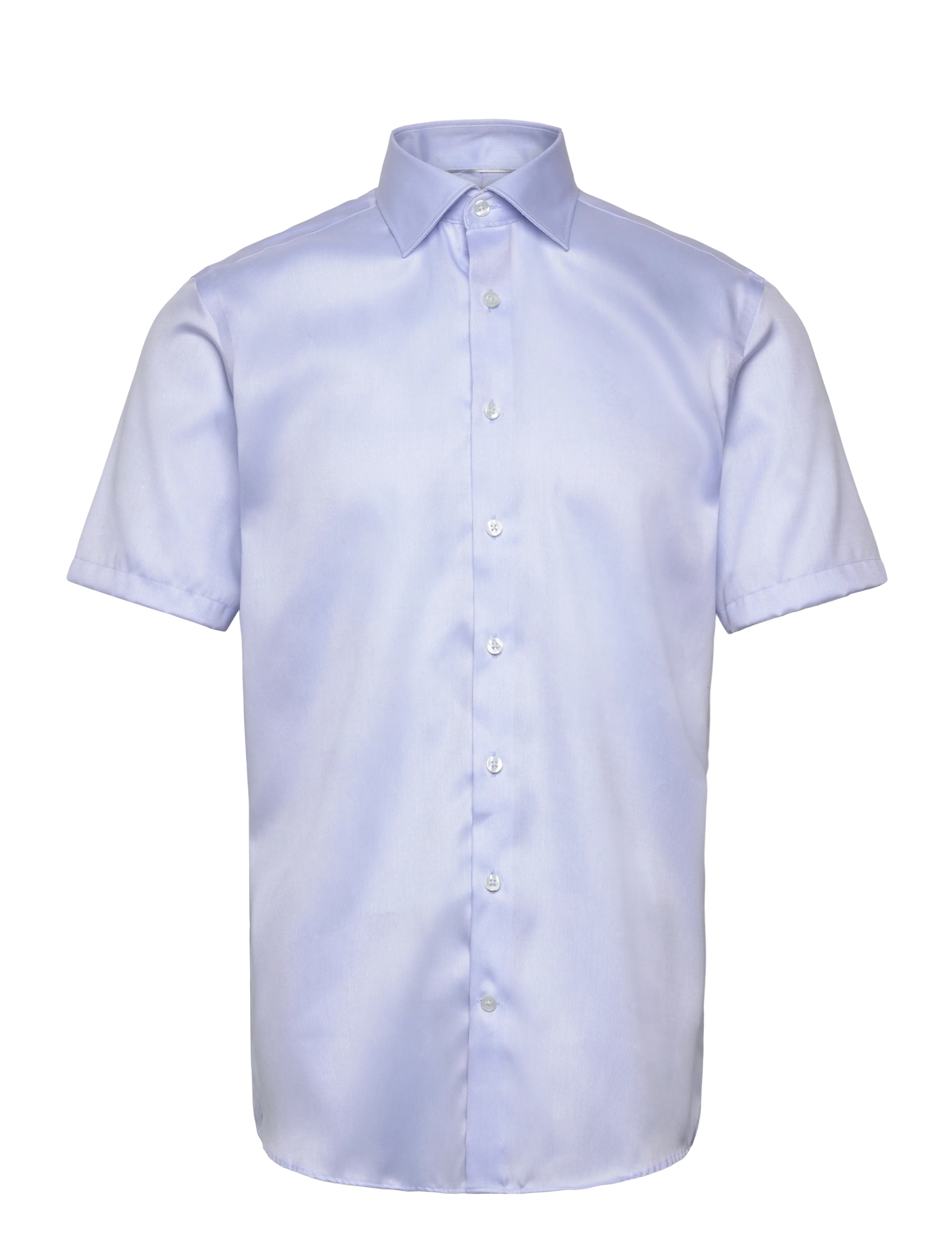 Lindbergh Black 1927: Twill weave shirt WF S/S - Lindbergh Black - LT BLUE / blue