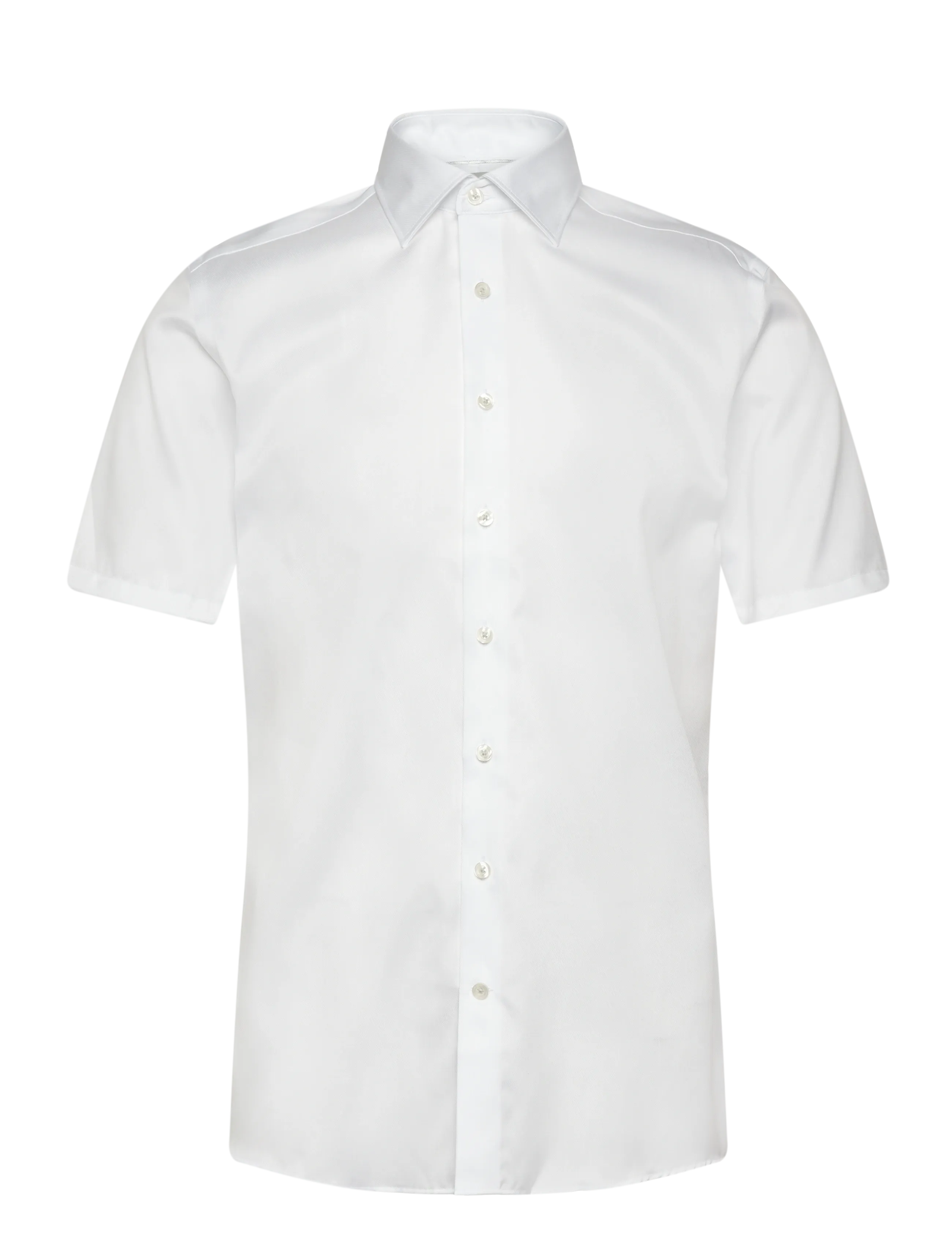 LINDBERGH Schwarz 1927: Twill Weave Shirt Wf S/S Weiß - S - Herren