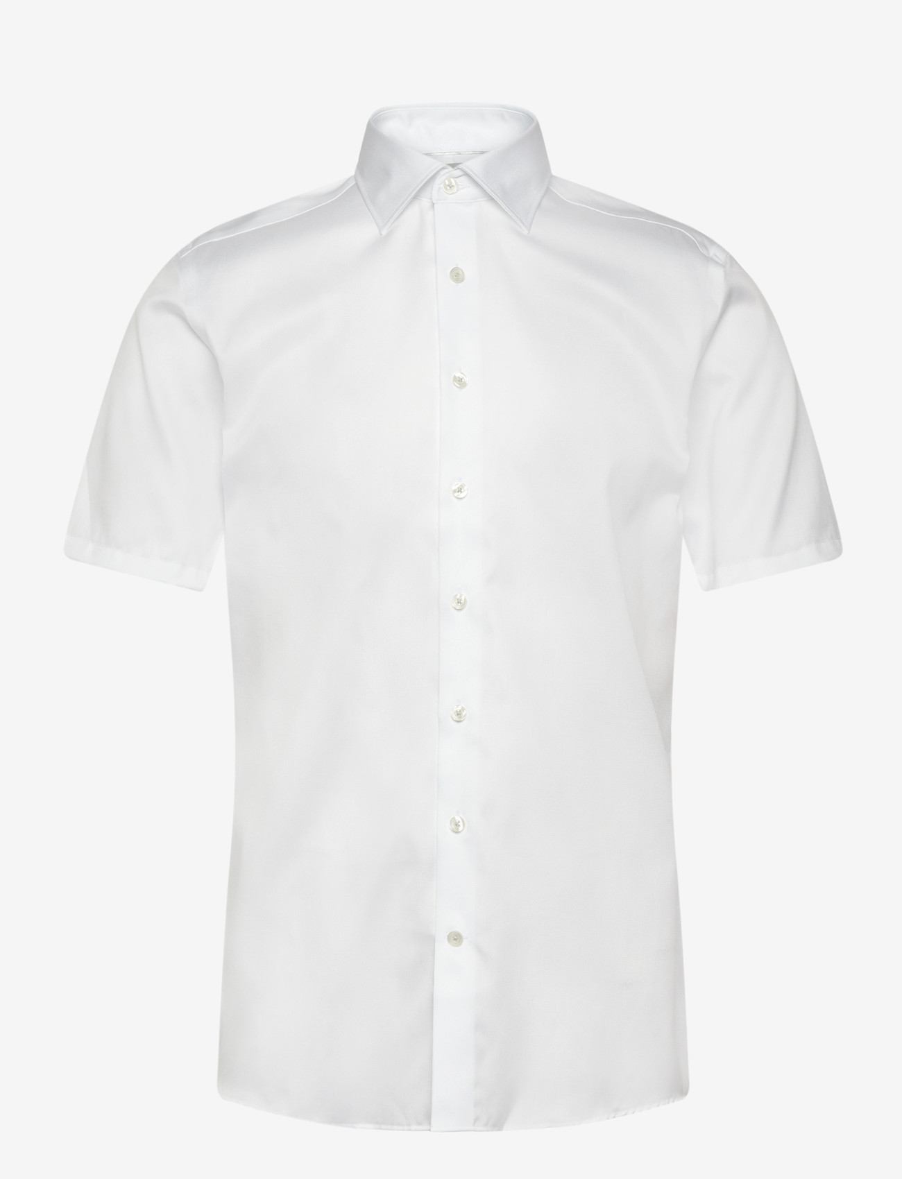Lindbergh Black - 1927: Twill weave shirt WF S/S - kurzarmhemden - white - 0