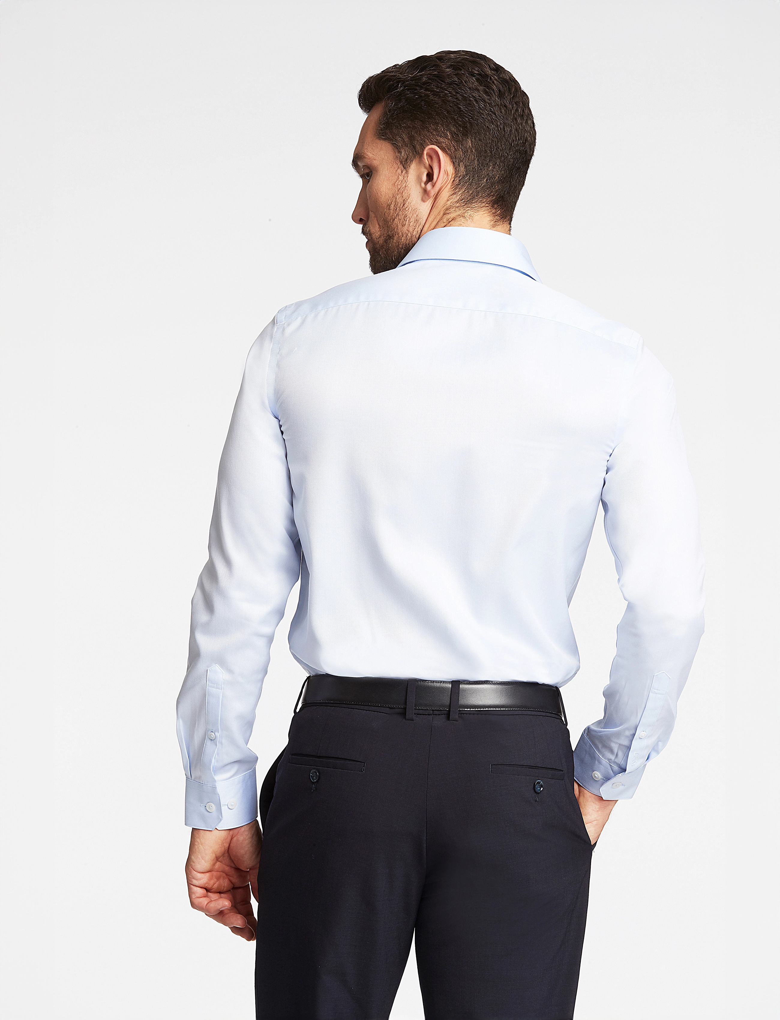 Lindbergh Black - 1927:Twill weave shirt WF L/S - formelle skjorter - light blue - 3