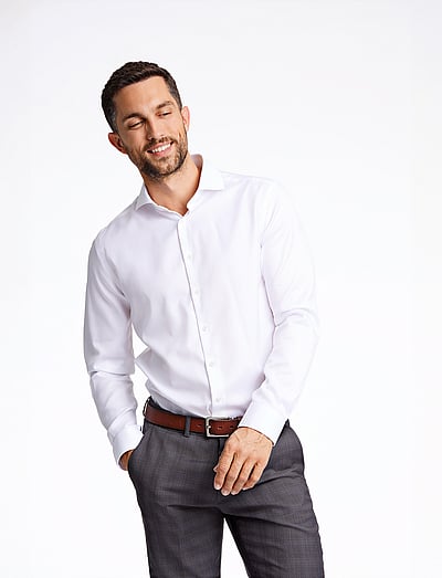 1927:Twill Weave Shirt Wf L/S - Business Skjorter