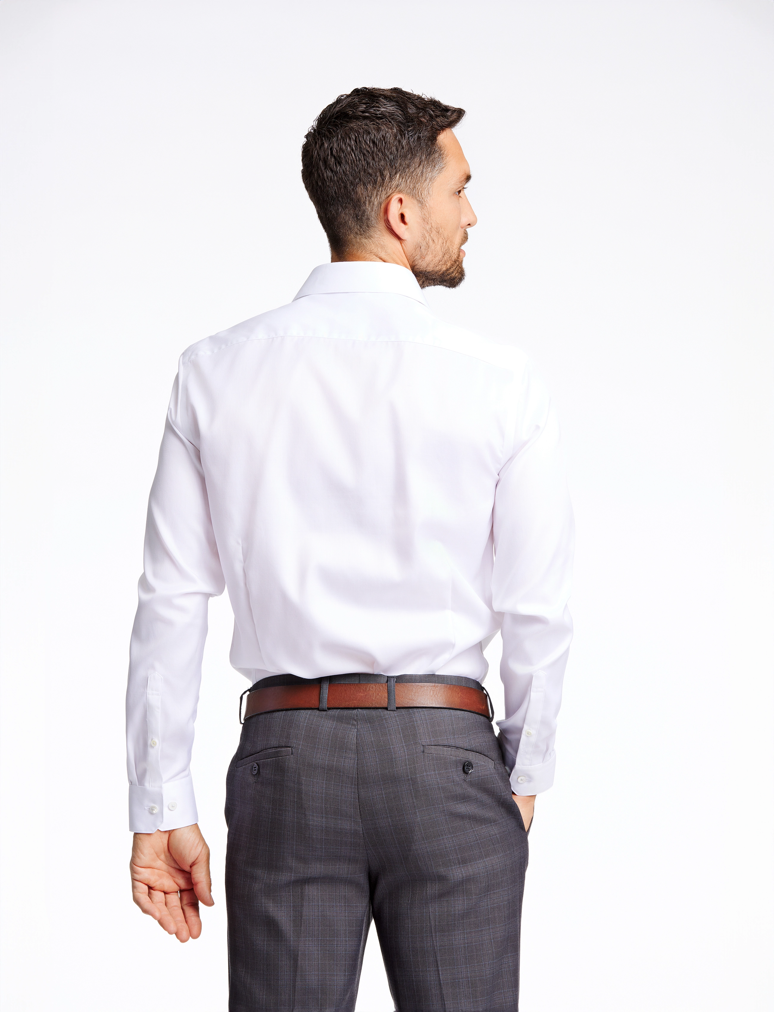 Lindbergh Black - 1927:Twill weave shirt WF L/S - pidulikud särgid - white - 3