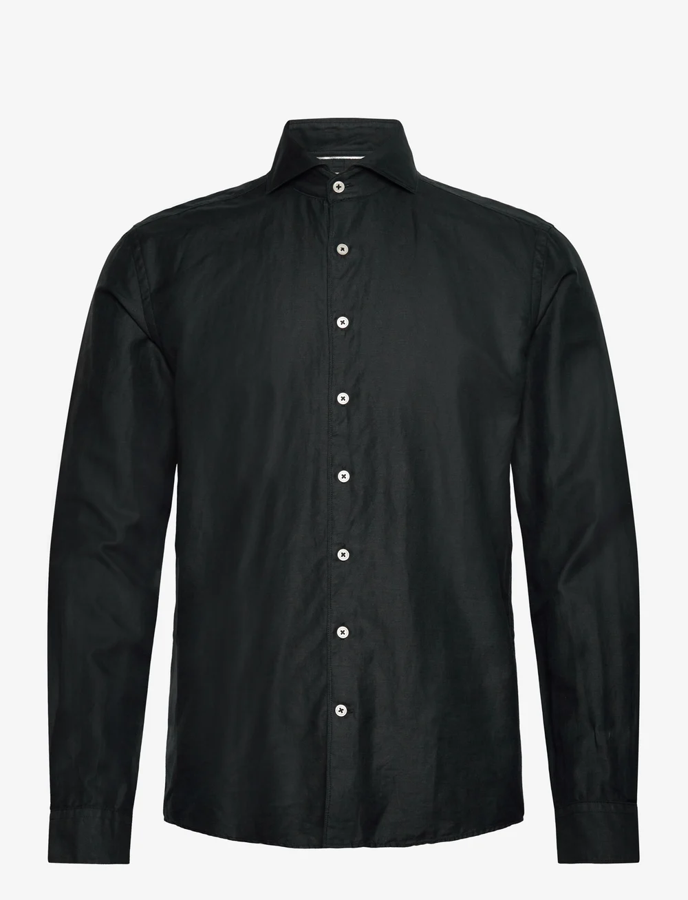 Lindbergh Black - 1927: Cotton/lin shirt WF L/S - linased särgid - black - 0