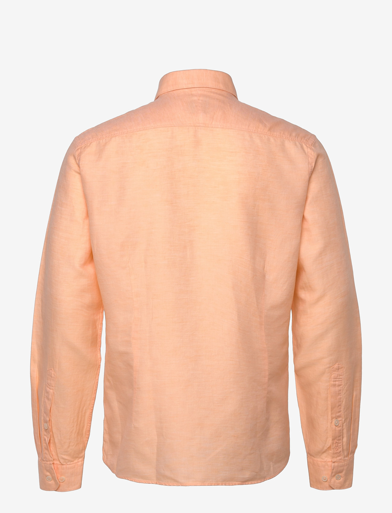 Lindbergh Black - 1927: Cotton/lin shirt WF L/S - pellavakauluspaidat - lt apricot mel - 2