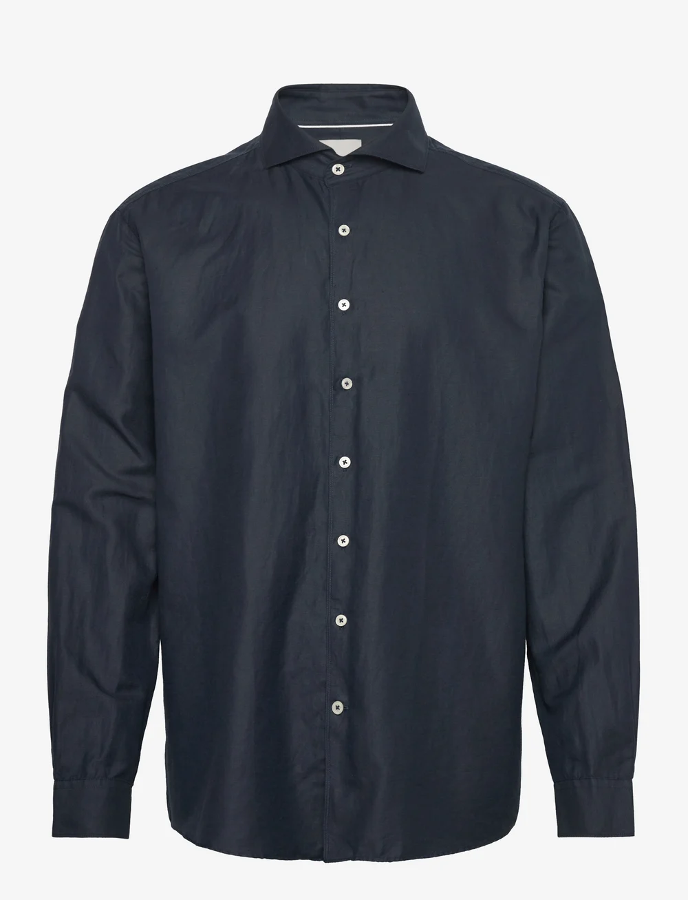 Lindbergh Black - 1927: Cotton/lin shirt WF L/S - casual hemden - navy - 1