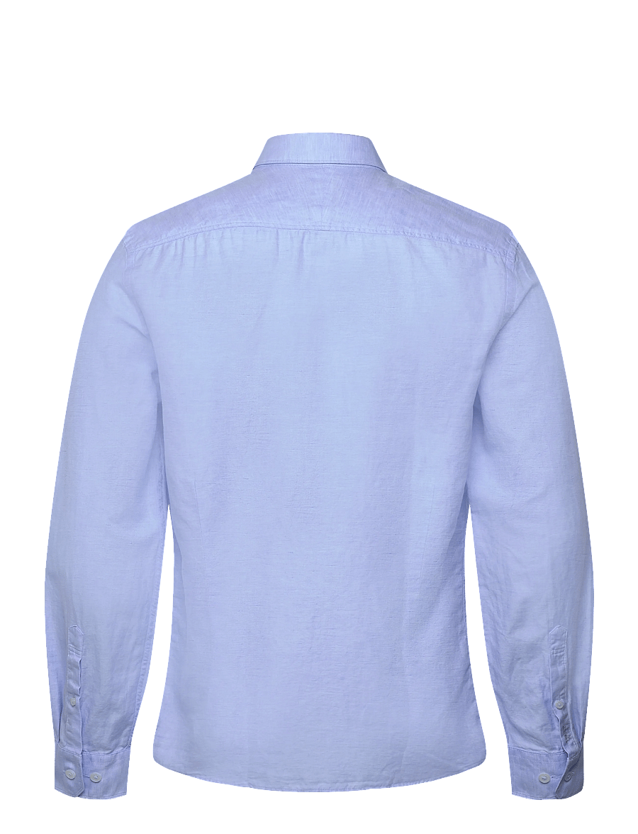 Lindbergh Black - 1927: Cotton/lin shirt WF L/S - oxford skjorter - light blue - 2