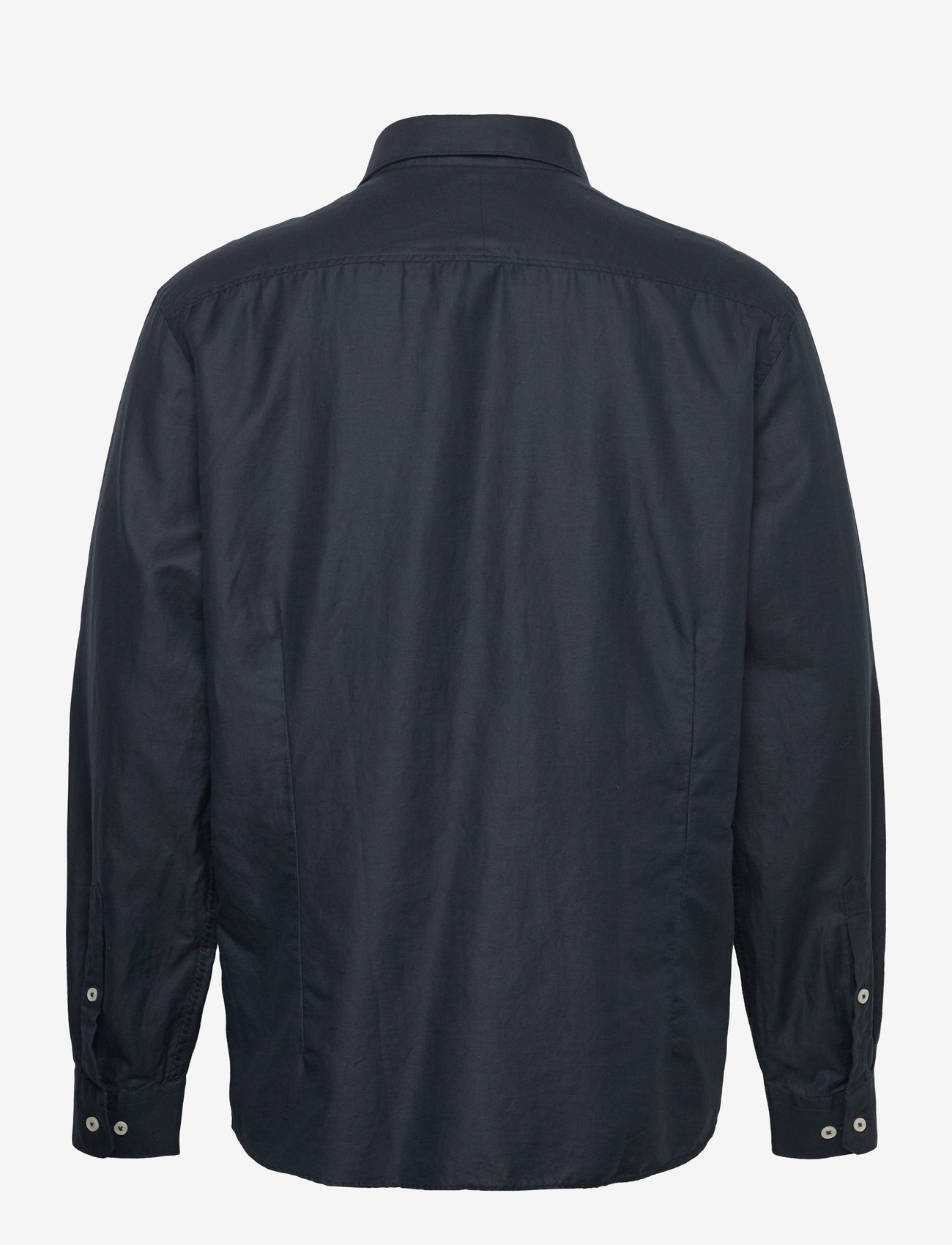 Lindbergh Black - 1927: Cotton/lin shirt WF L/S - oxfordi särgid - navy - 2