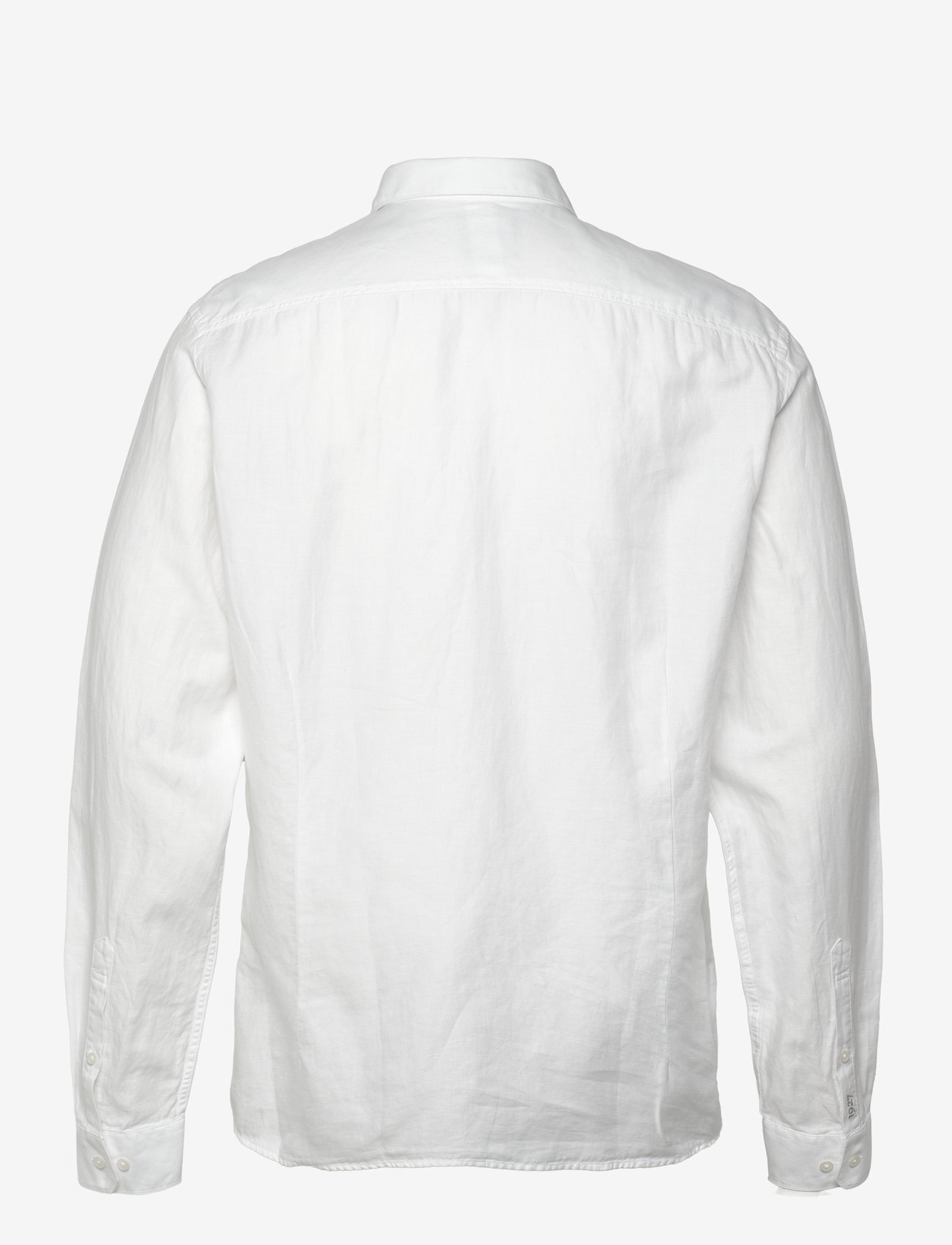 Lindbergh Black - 1927: Cotton/lin shirt WF L/S - oxford skjorter - white - 1