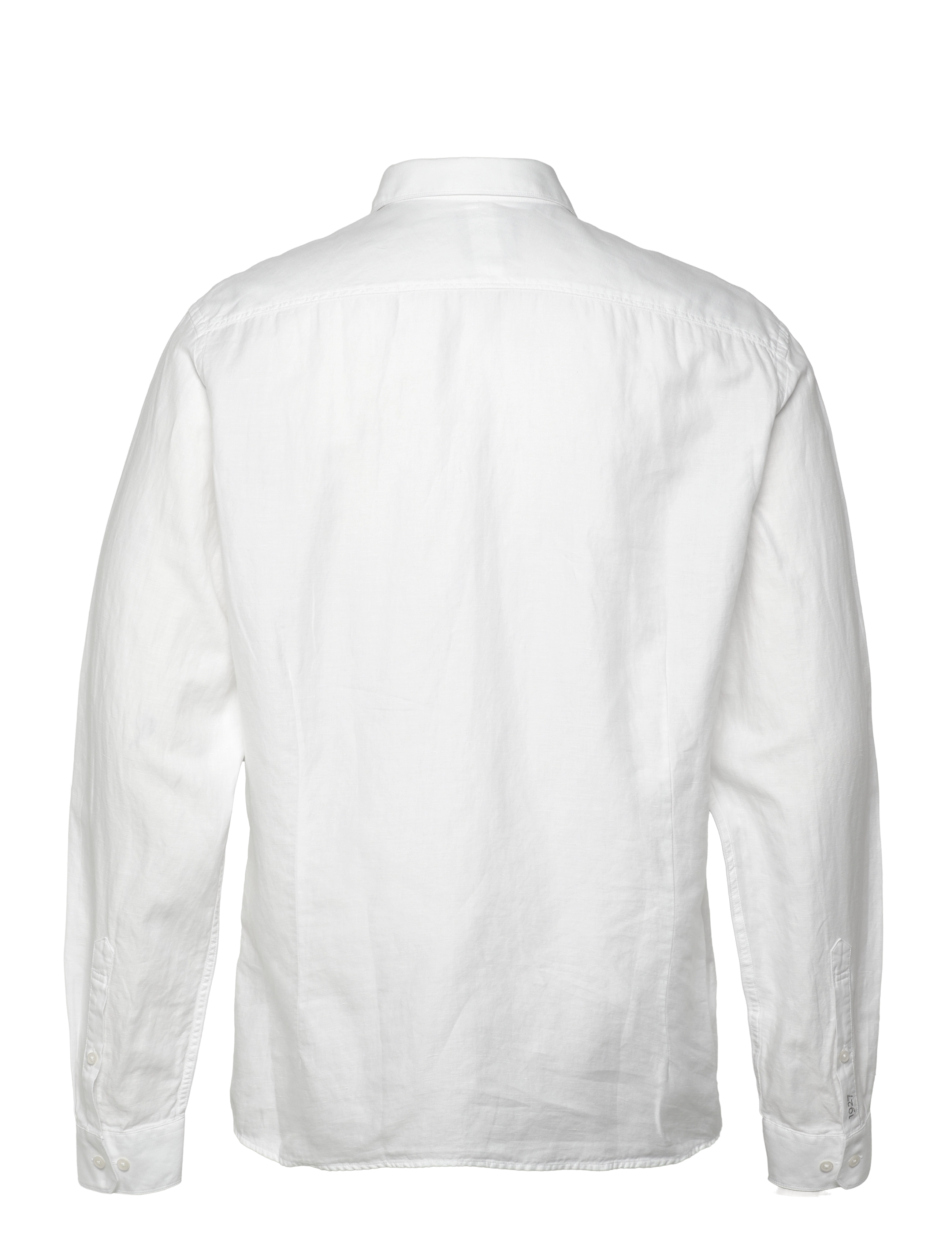 Lindbergh Black - 1927: Cotton/lin shirt WF L/S - oxford-hemden - white - 1