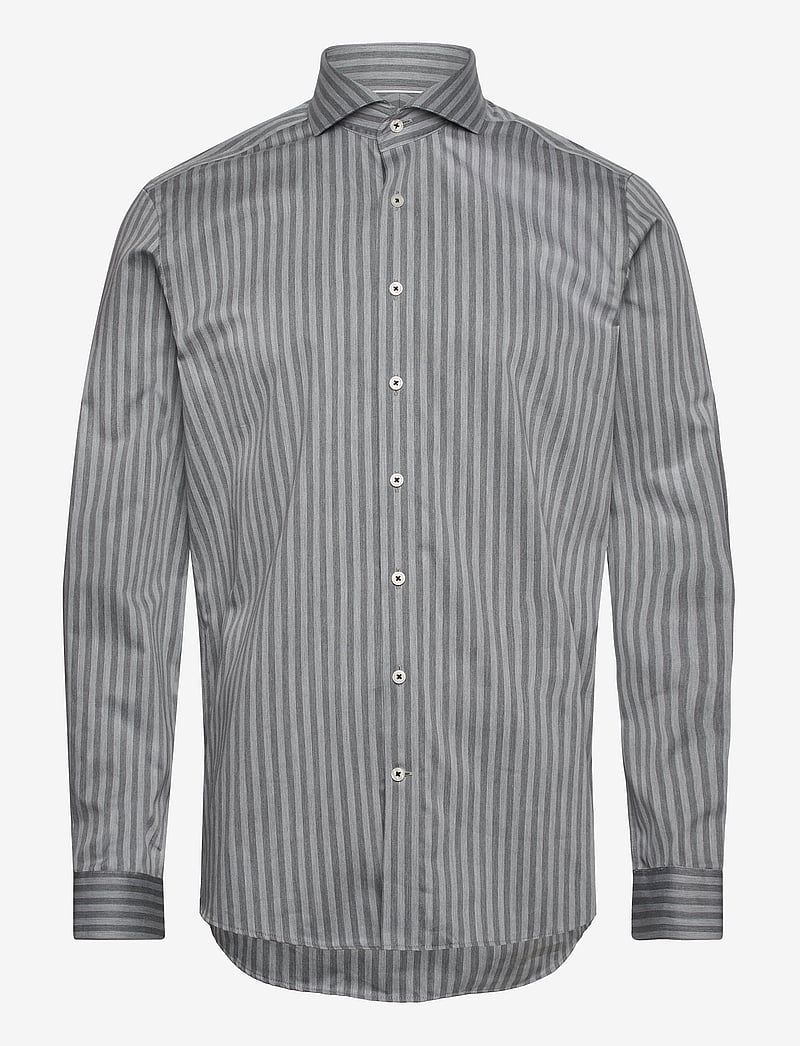 Lindbergh Black - 1927: Shirt L/S - pidulikud särgid - lt grey - 1