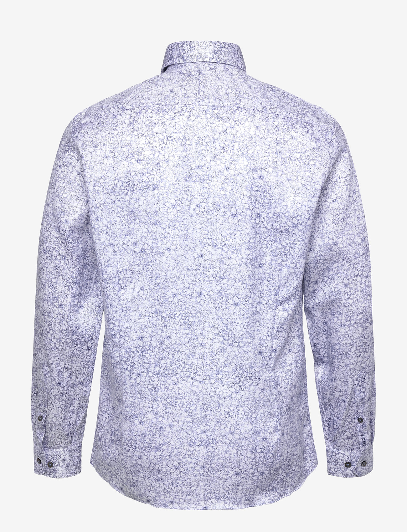 Lindbergh Black - 1927: AOP shirt WF L/S - blue - 2
