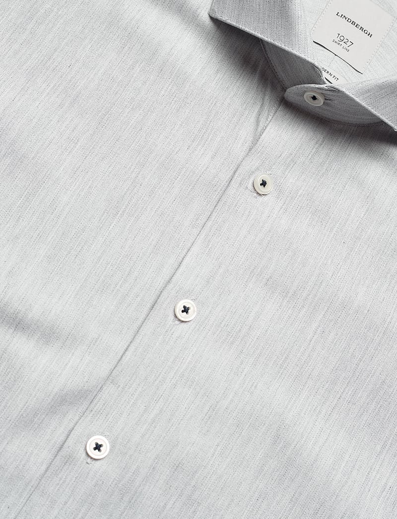 Lindbergh Black - 1927: Shirt L/S - casual skjortor - lt grey - 3