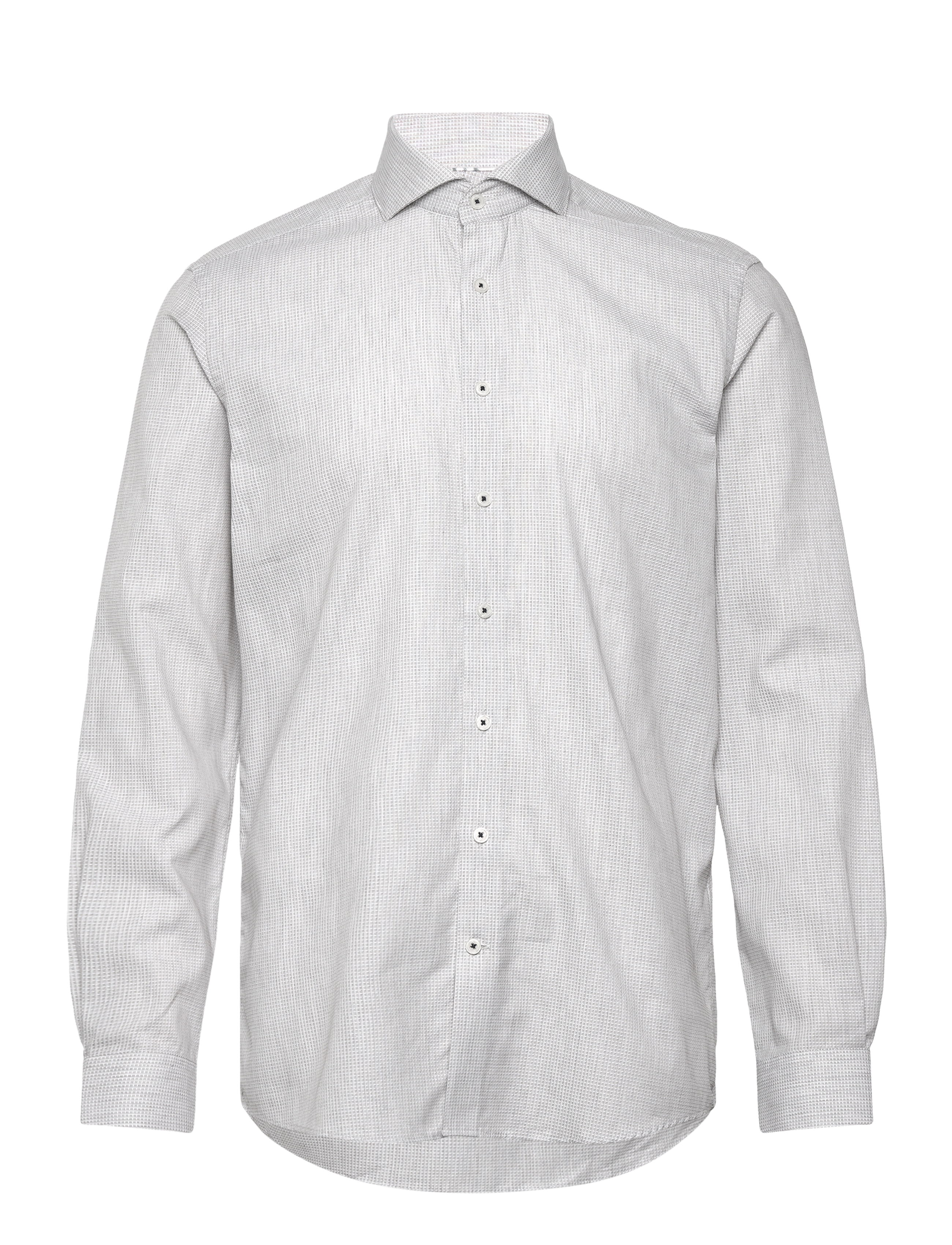 LINDBERGH Schwarz 1927: Shirt L/S Grau - L - Herren