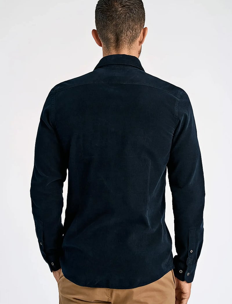 Lindbergh Black - ?1927: Cashmere touch corduroy shi - velvet särgid - navy - 4