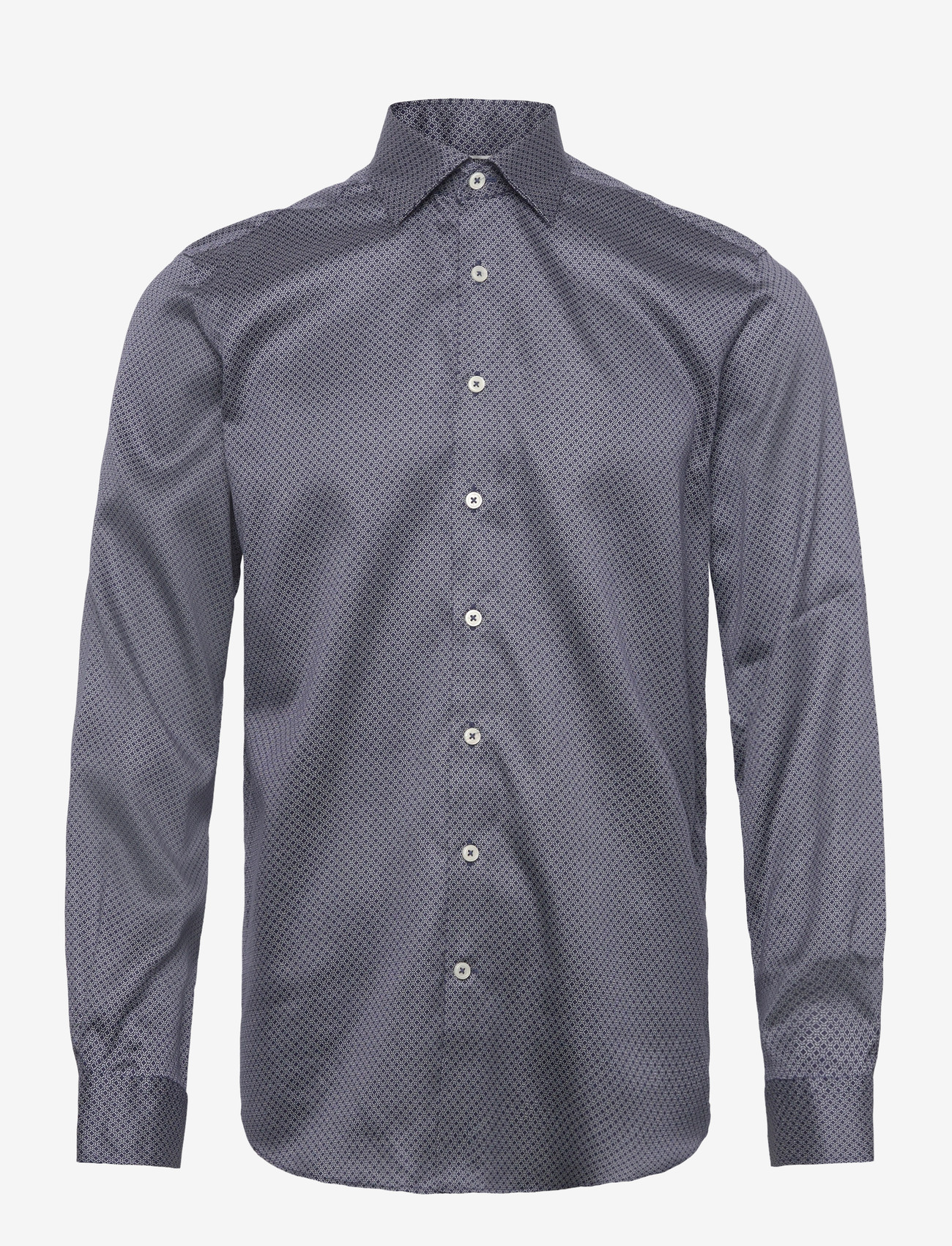 Lindbergh Black - 1927: AOP shirt WF L/S - hemden mit muster - dk blue - 0