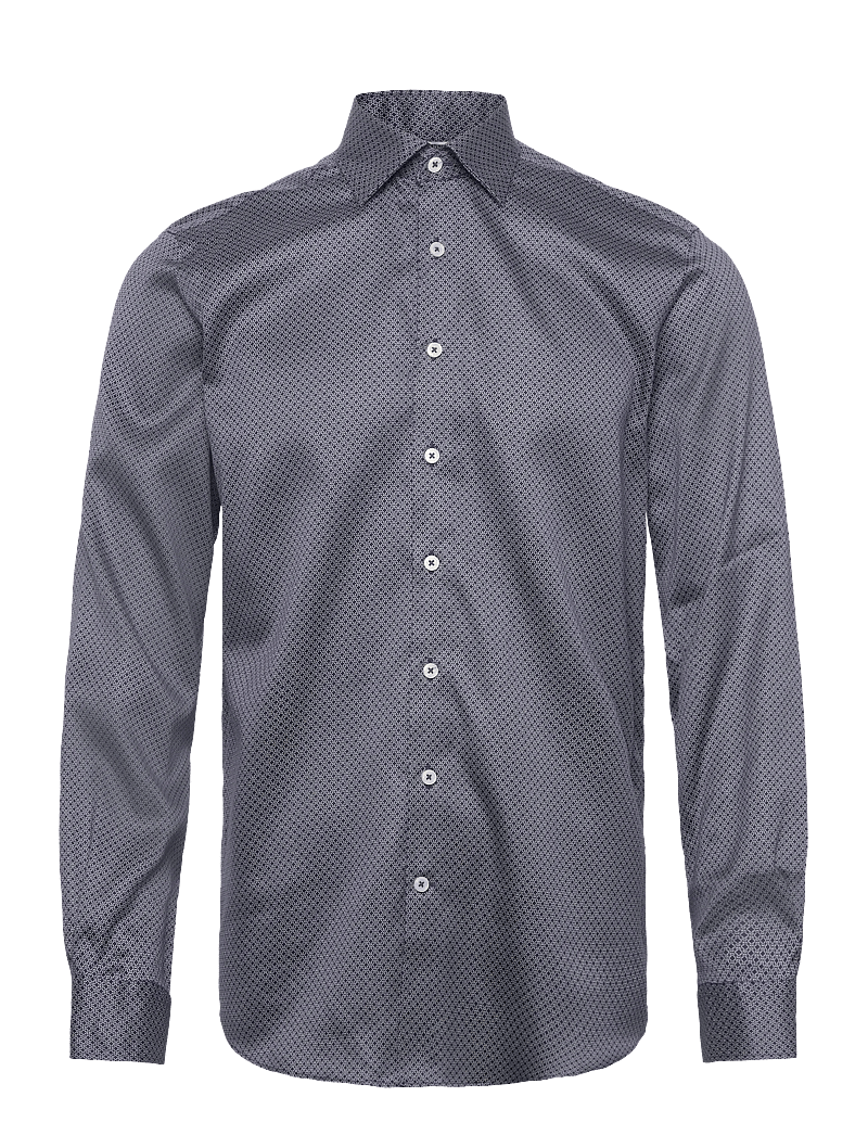 Lindbergh Black - 1927: AOP shirt WF L/S - hemden mit muster - dk blue - 0
