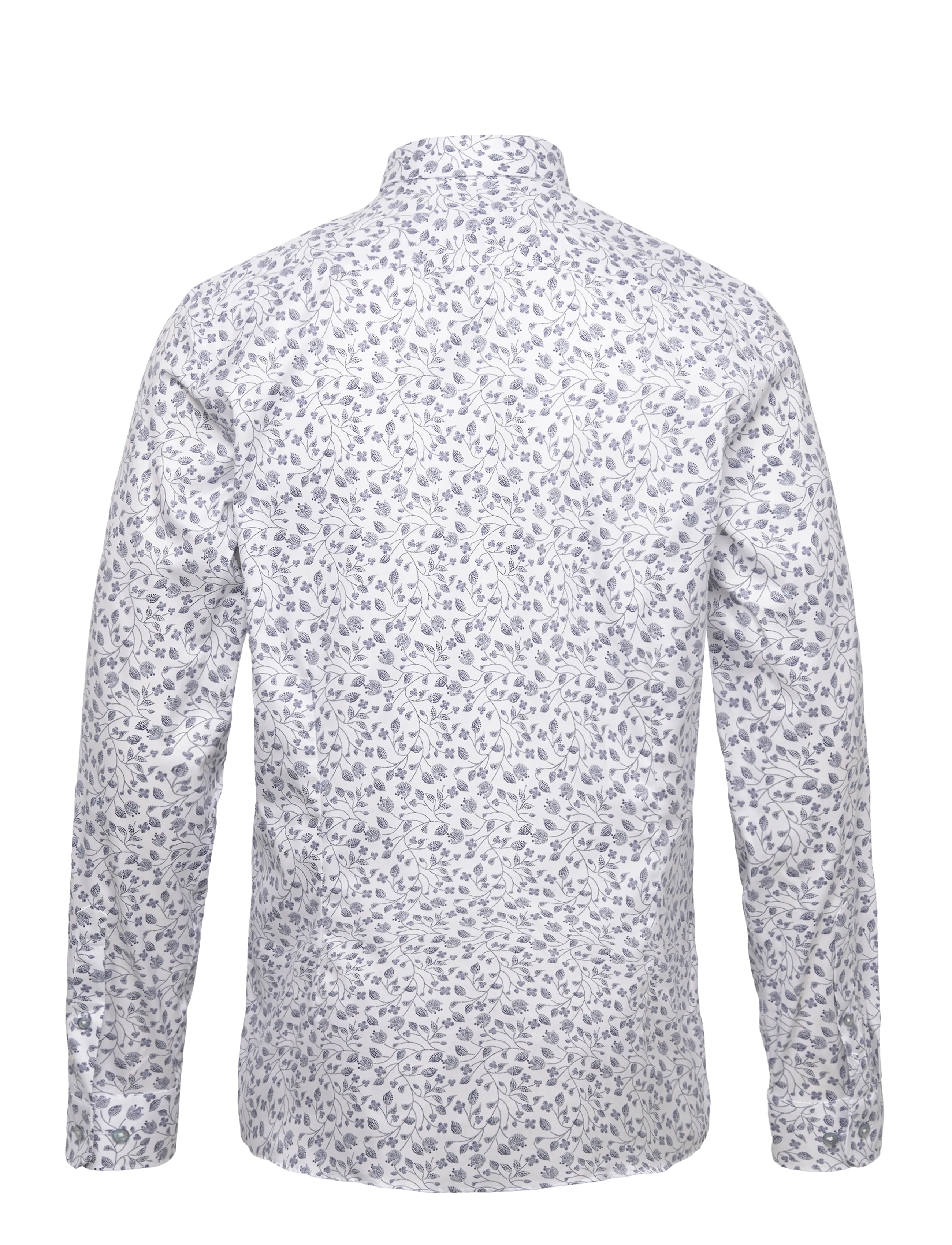 Lindbergh Black - 1927: AOP shirt WF L/S - kuviolliset paidat - white - 2
