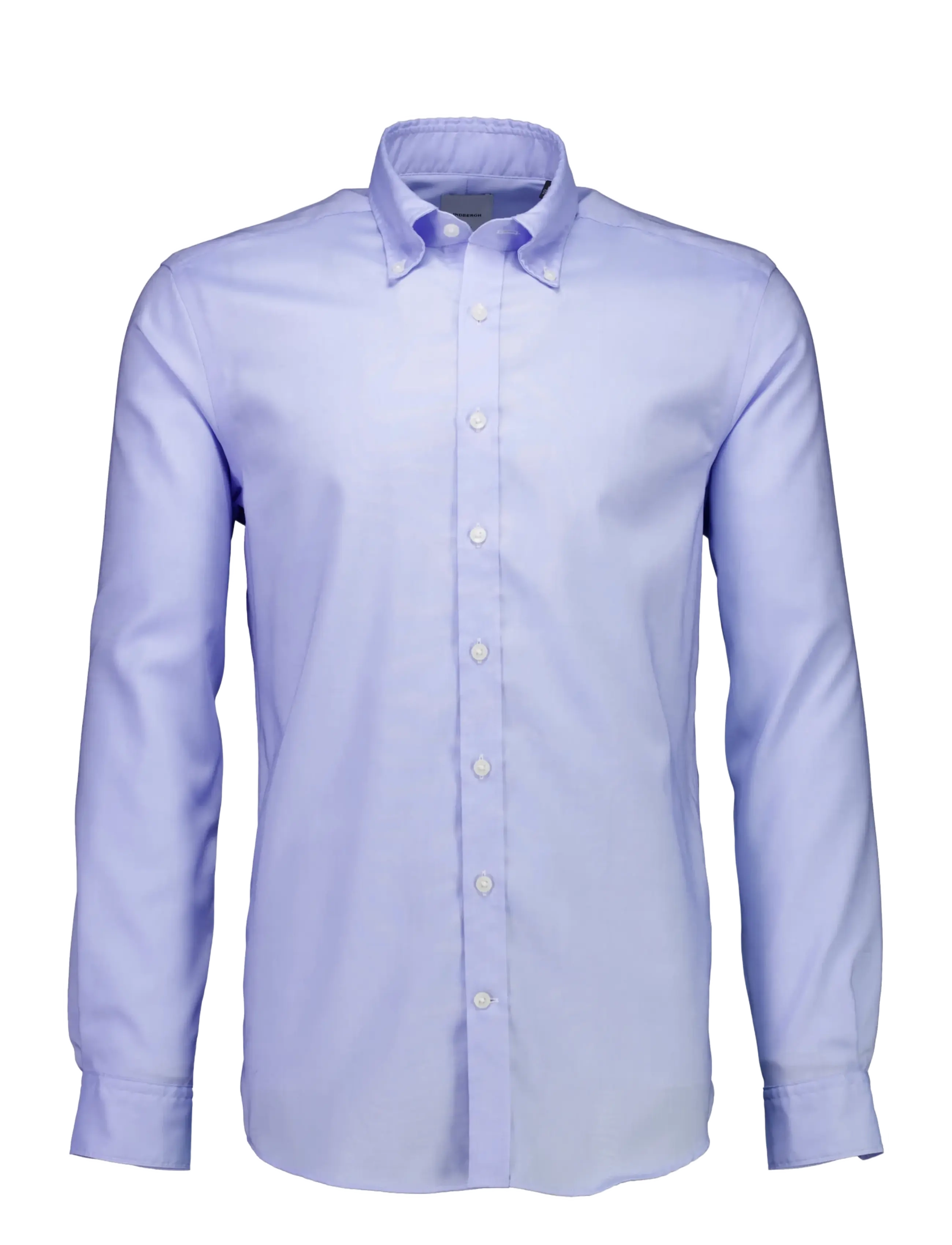 Lindbergh Black 1927: Pinpoint oxford shirt WF L/S - Oxford-Hemden - LT BLUE / blue