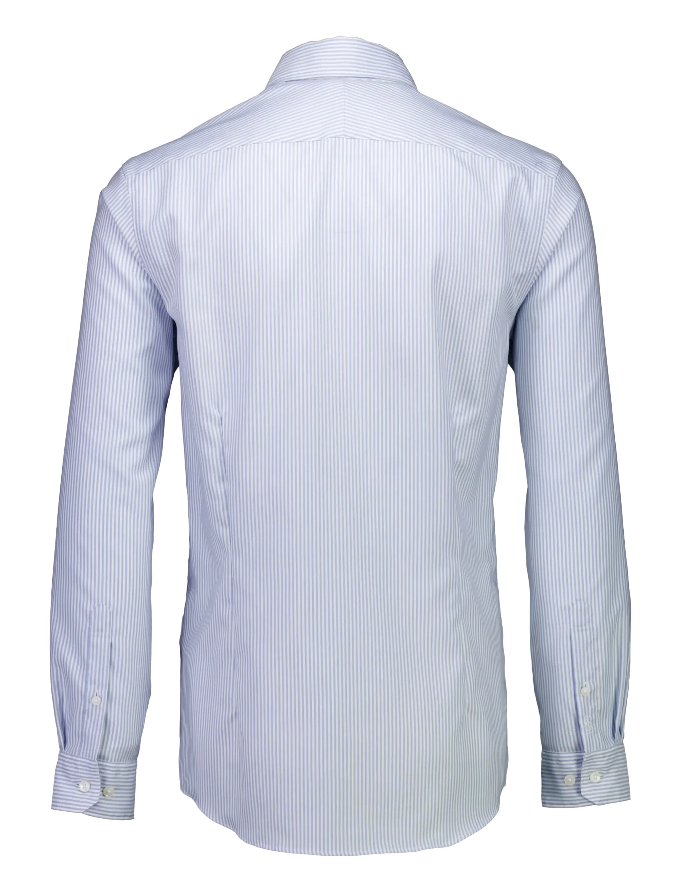Lindbergh Black - 1927: Pinpoint oxford shirt WF L/S - oxford shirts - lt blue stripe - 2
