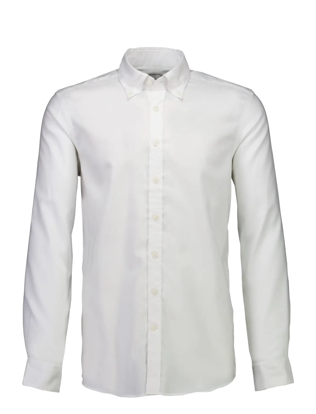 Lindbergh Black 1927: Pinpoint oxford shirt WF L/S - Oxford-Hemden - WHITE / white